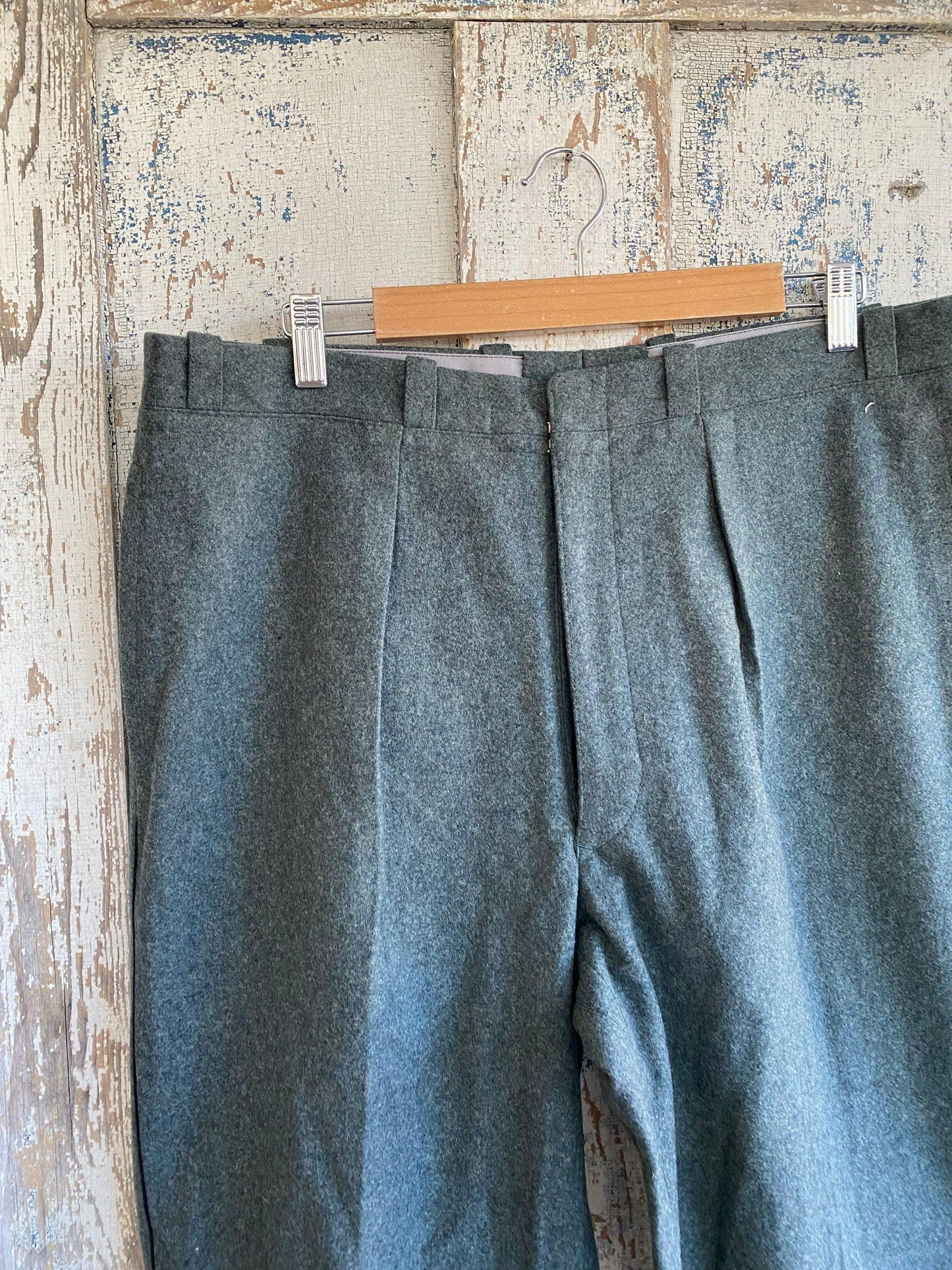 1970s "Wool" Military Pants | 36