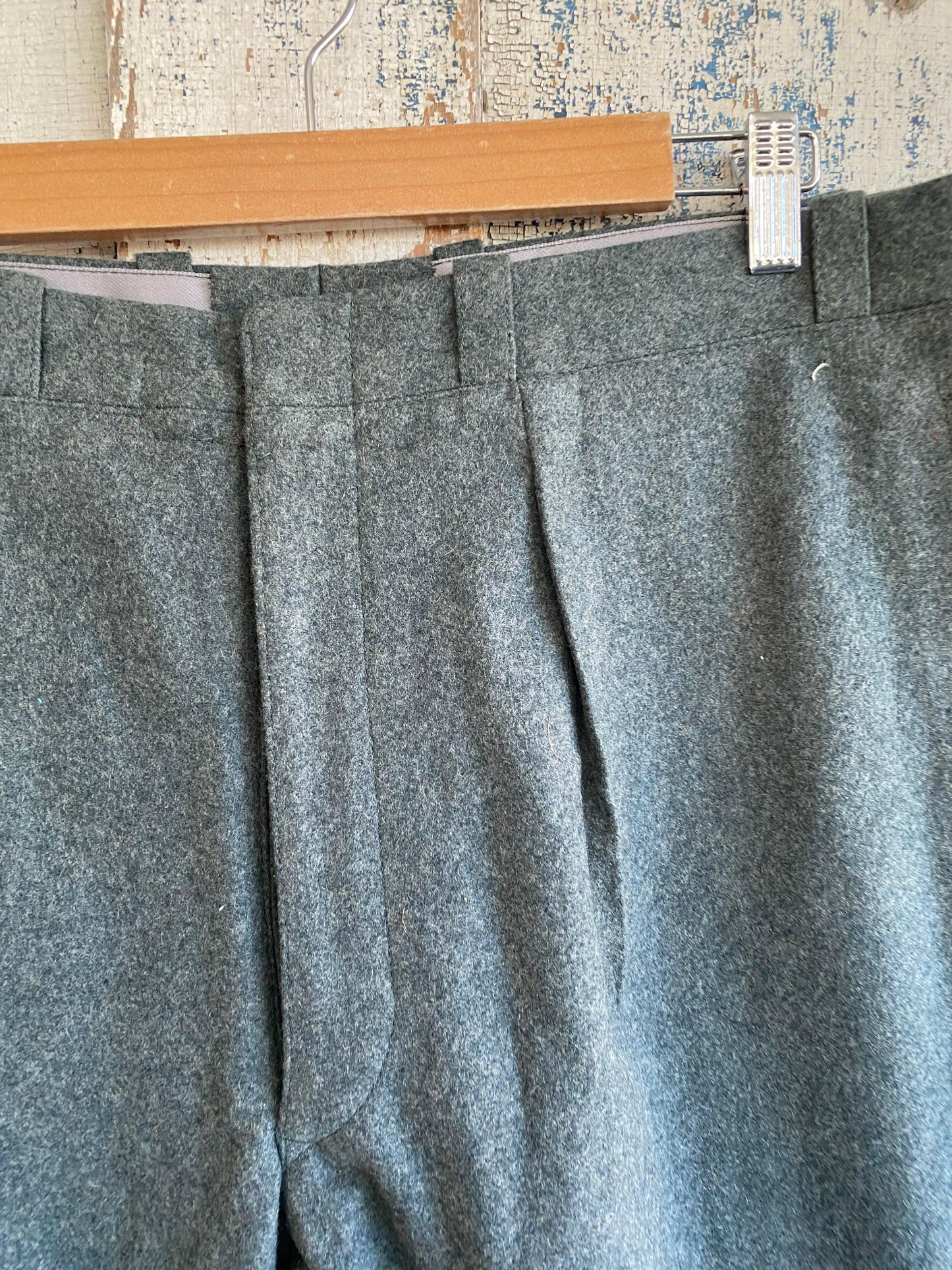 1970s "Wool" Military Pants | 36