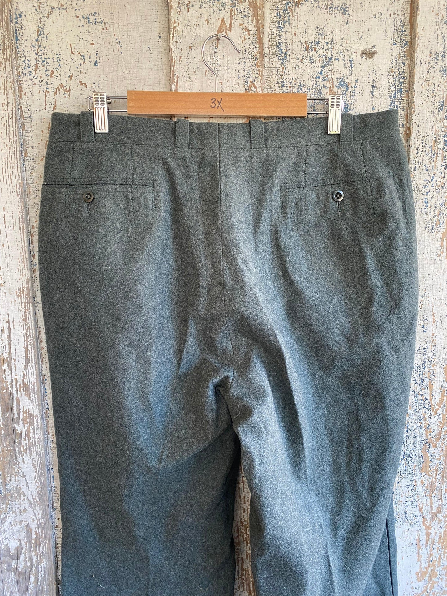 1970s "Wool" Military Pants | 36