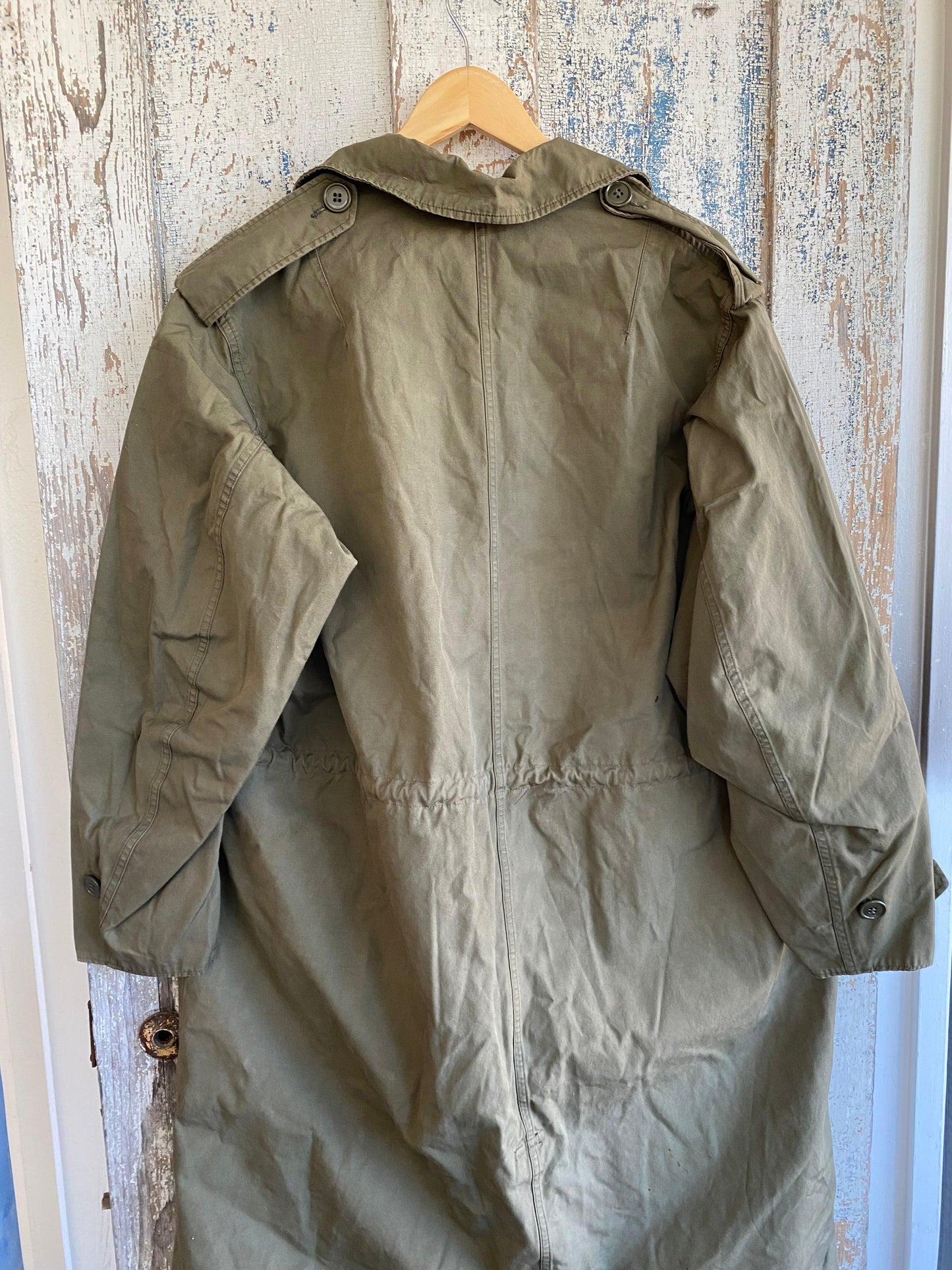 1970s Military Trench Coat | L
