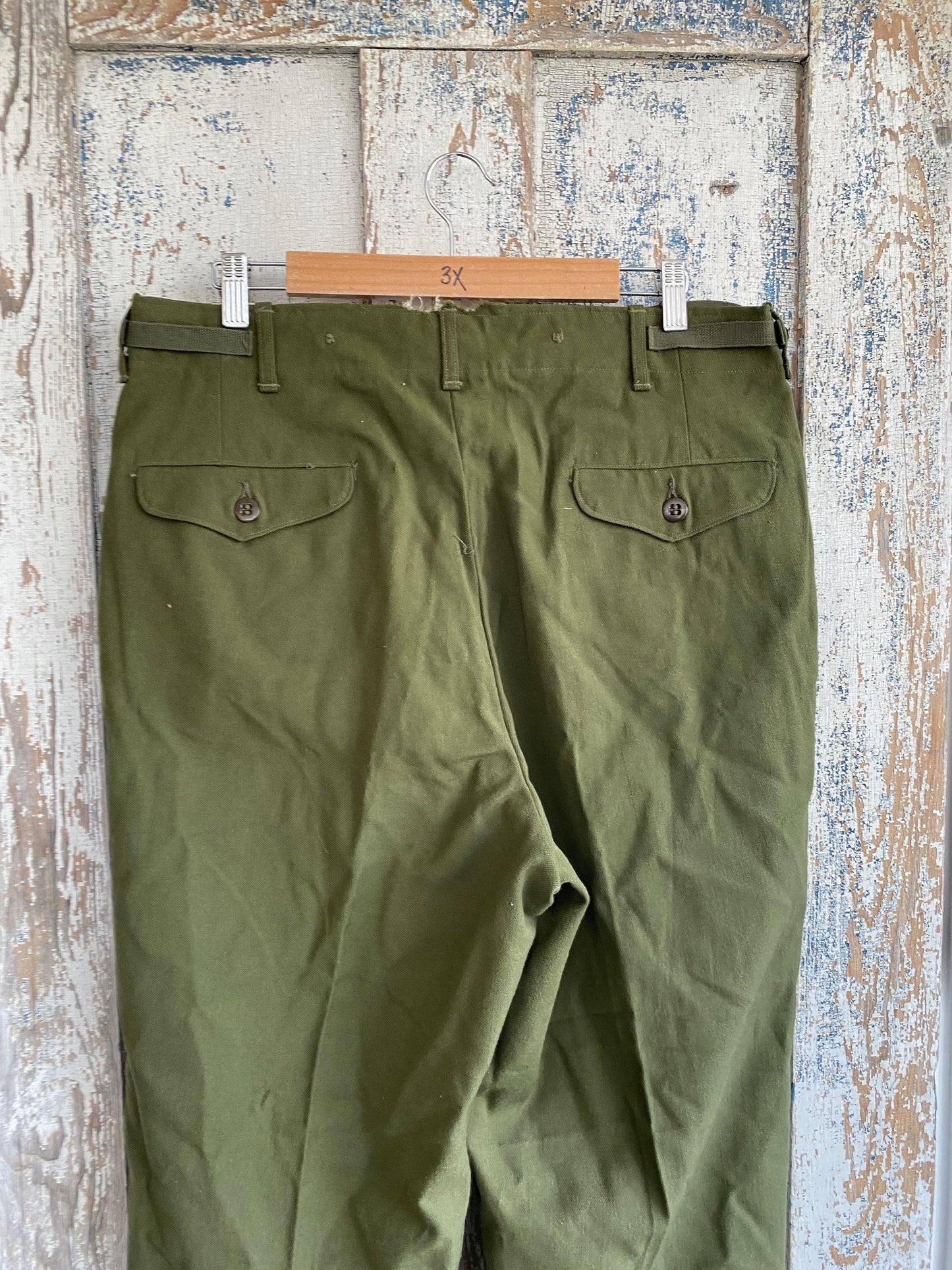 1970s Wool Military Trousers | 36