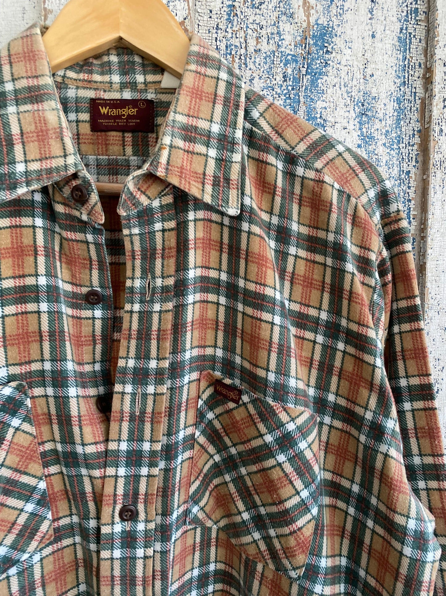 1980s Wrangler Flannel | L