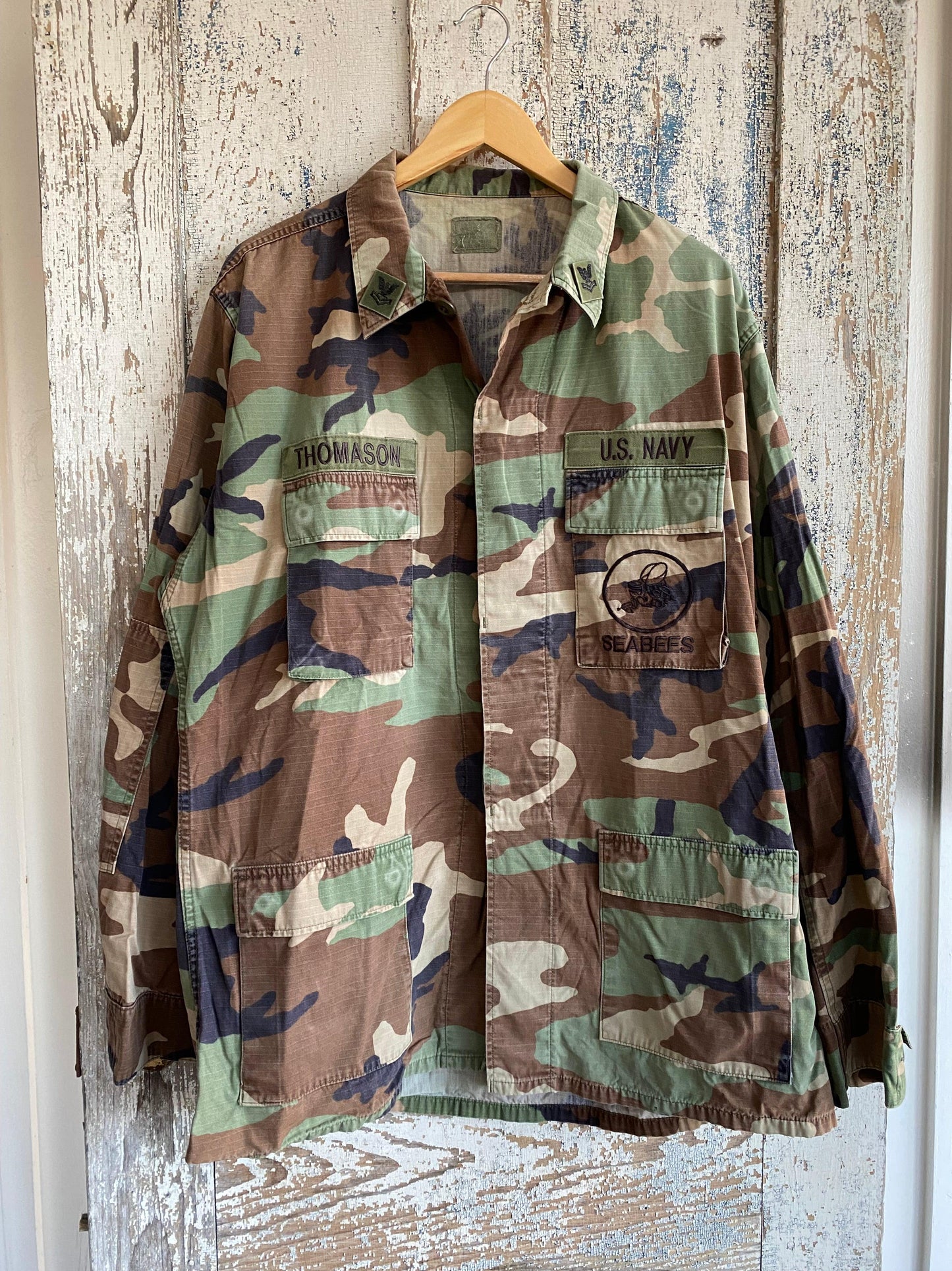 1970s "Seabees" Chore Jacket | L