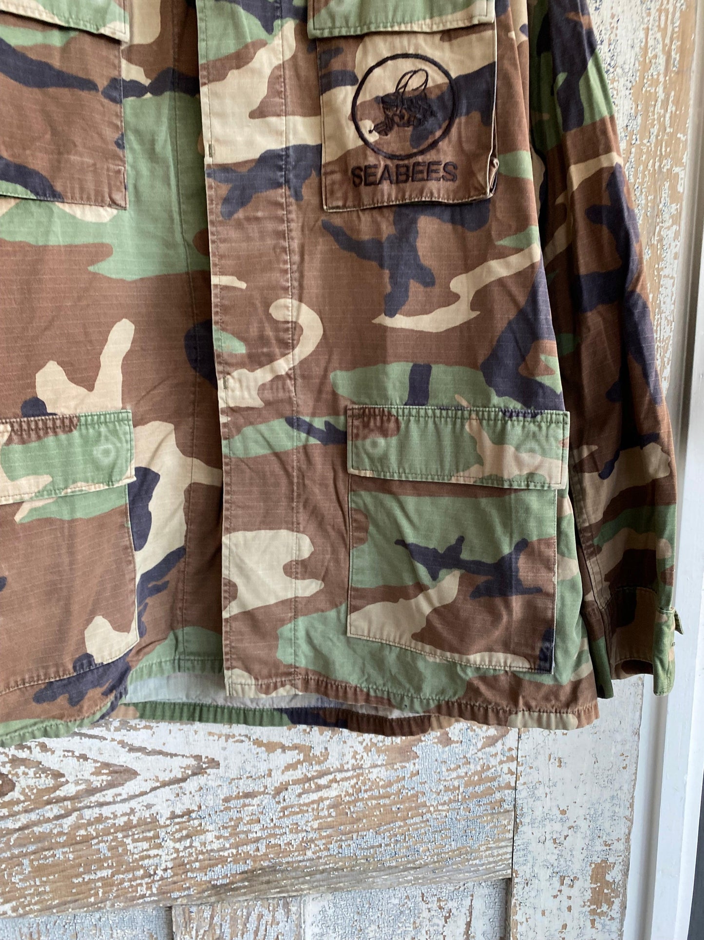 1970s "Seabees" Chore Jacket | L