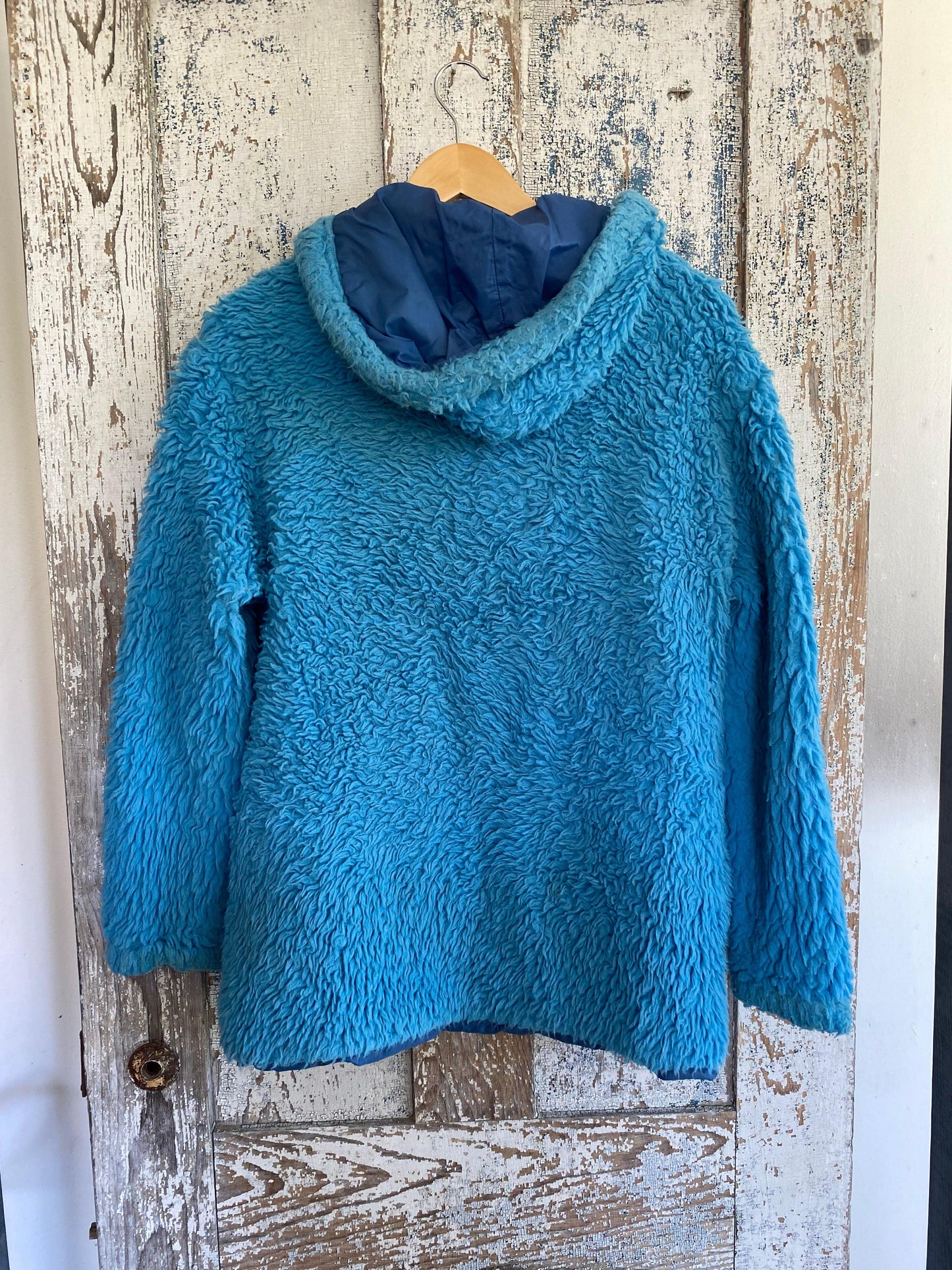 1960s White Stag Fuzzy Zip Up | M