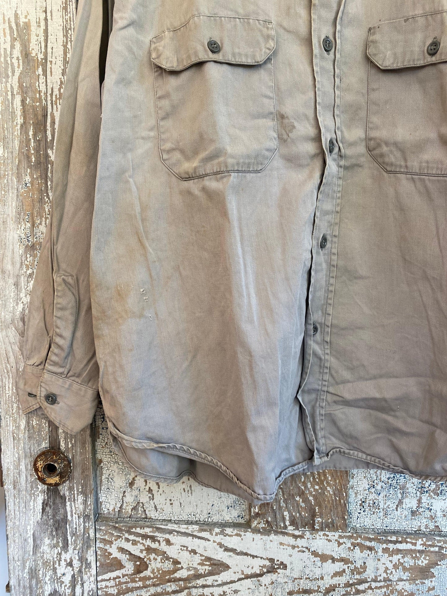 1960s Penney's Work Shirt | L