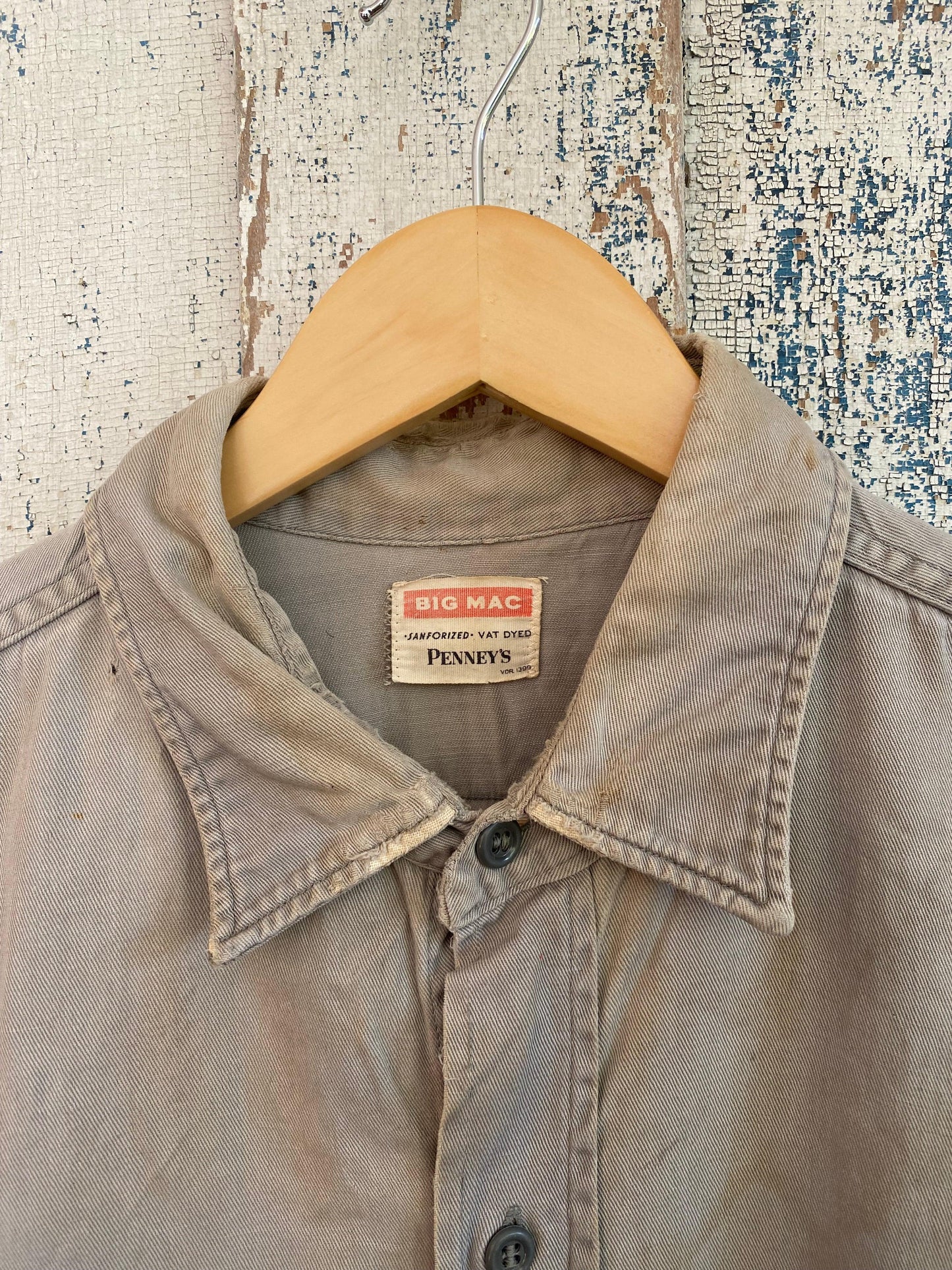 1960s Penney's Work Shirt | L