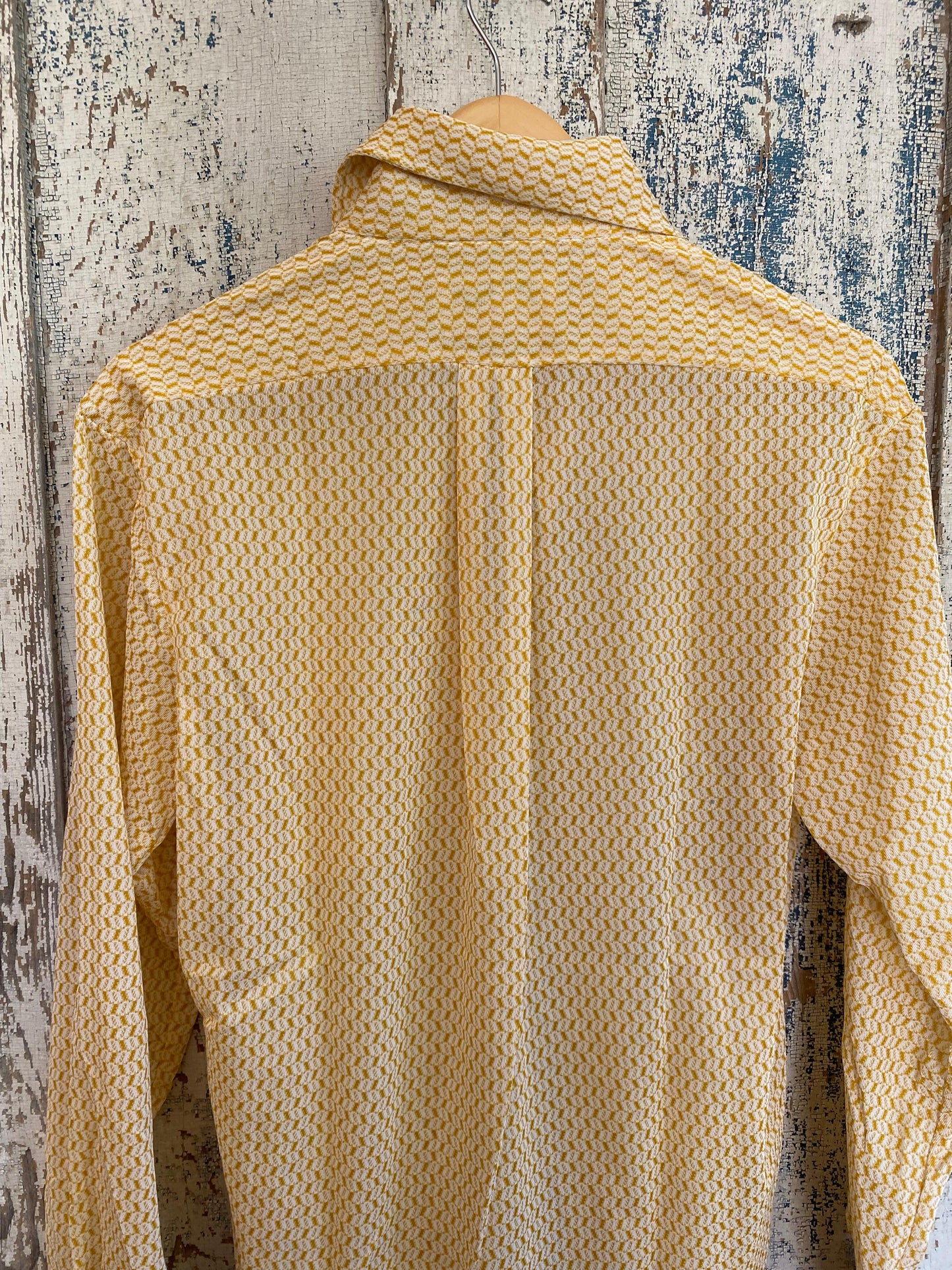 1970s Knit Button Up | L