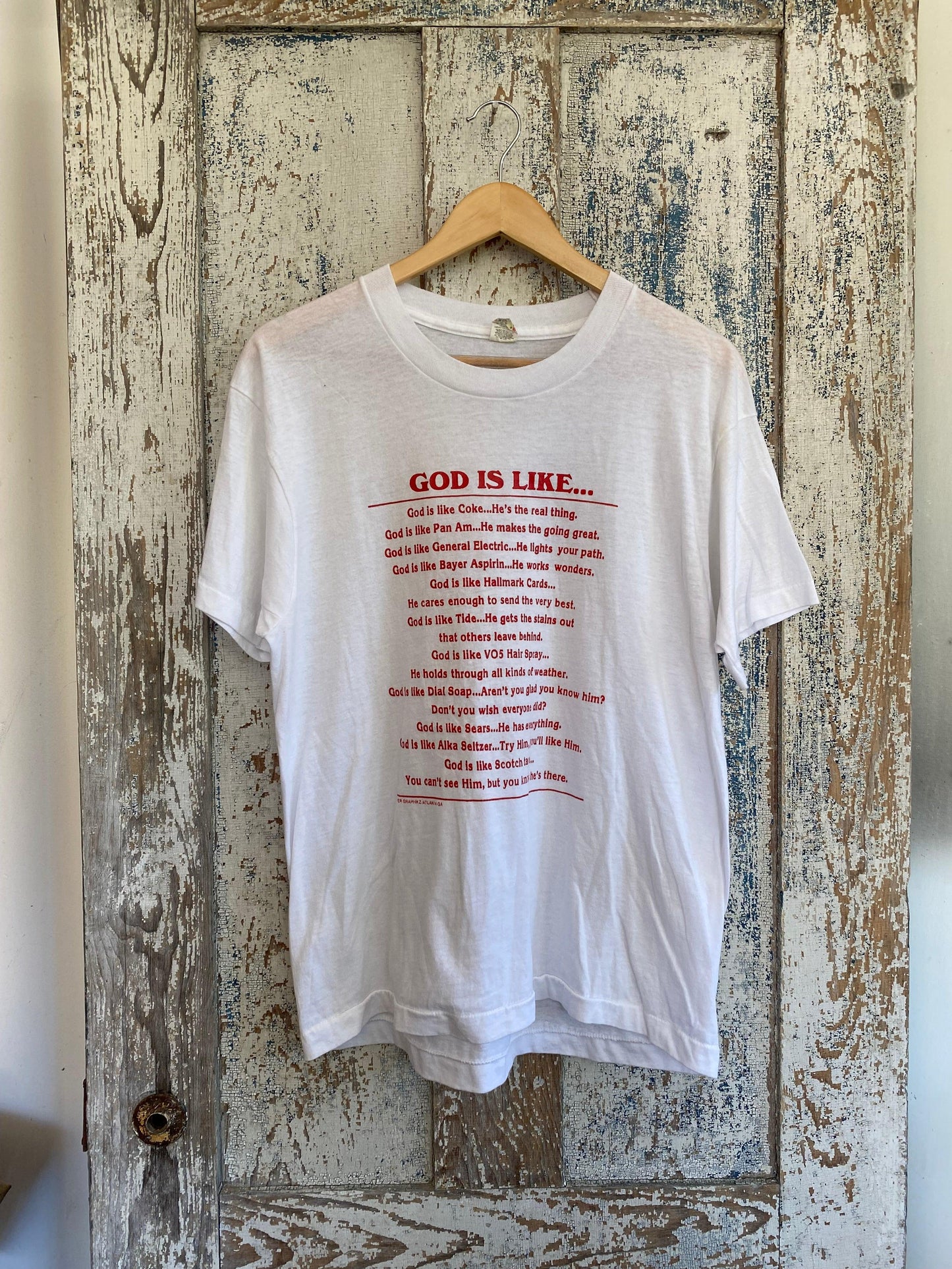1980s "God is Like" Tee | L