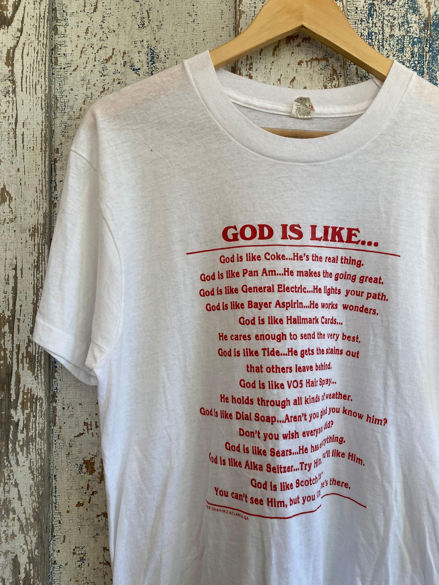 1980s "God is Like" Tee | L