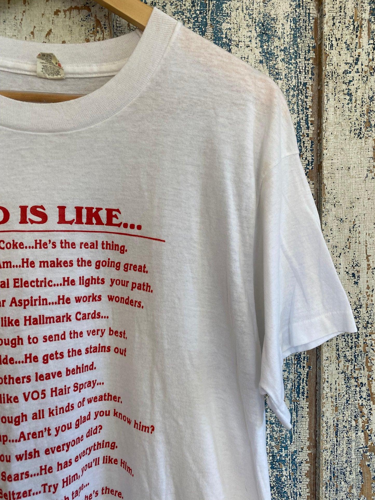 1980s "God is Like" Tee | L