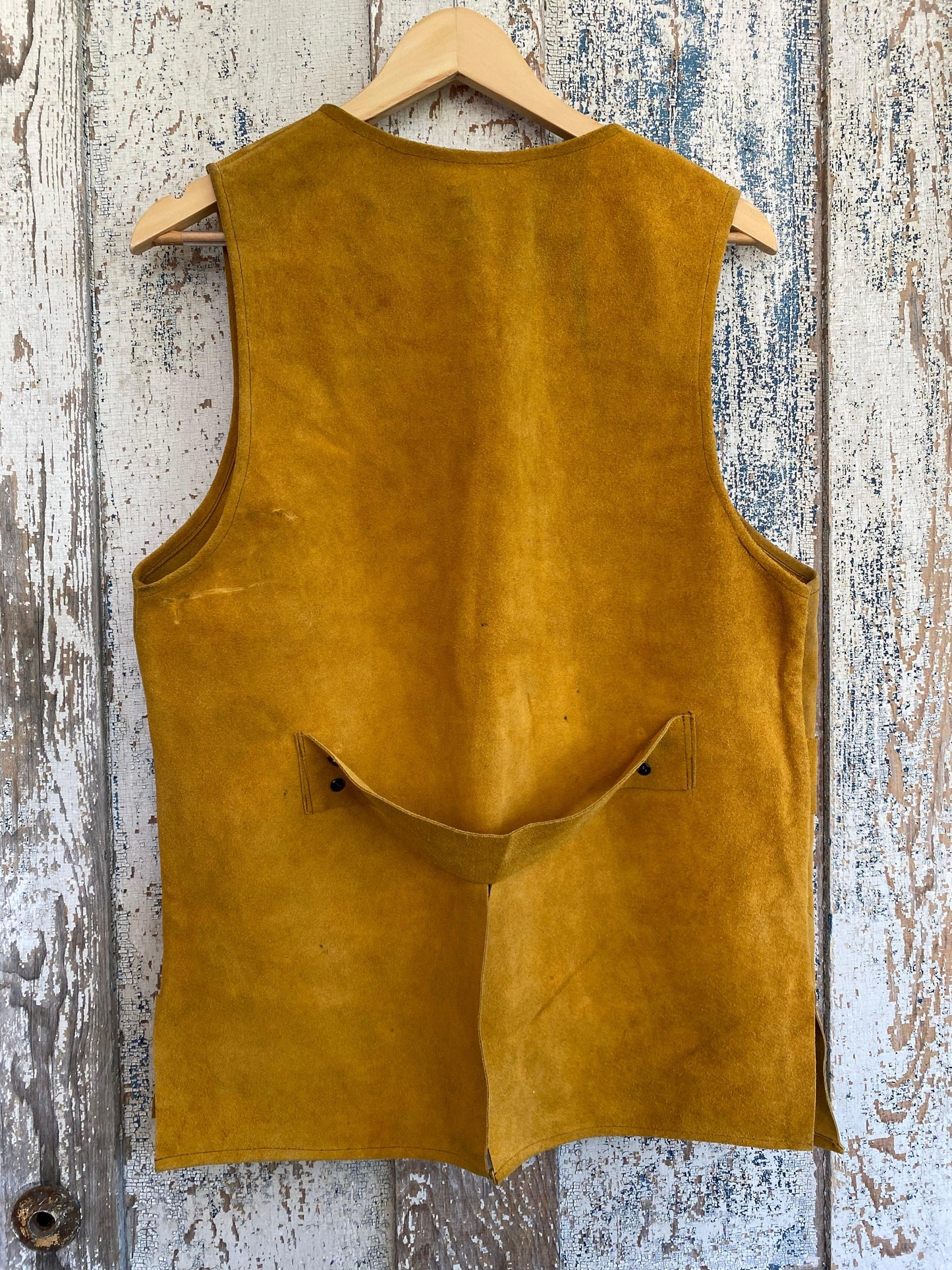 1970s Suede Leather Vest | M