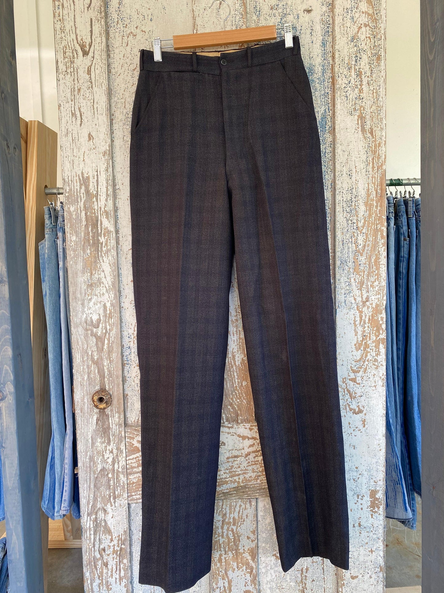 1950s Button Fly Slacks | 28
