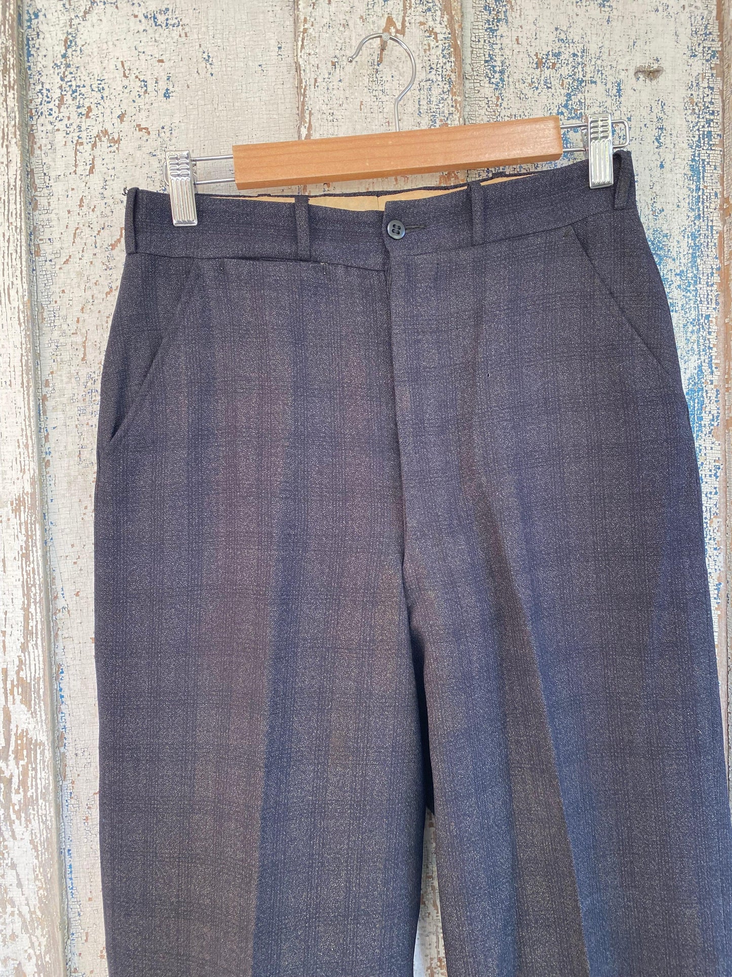 1950s Button Fly Slacks | 28