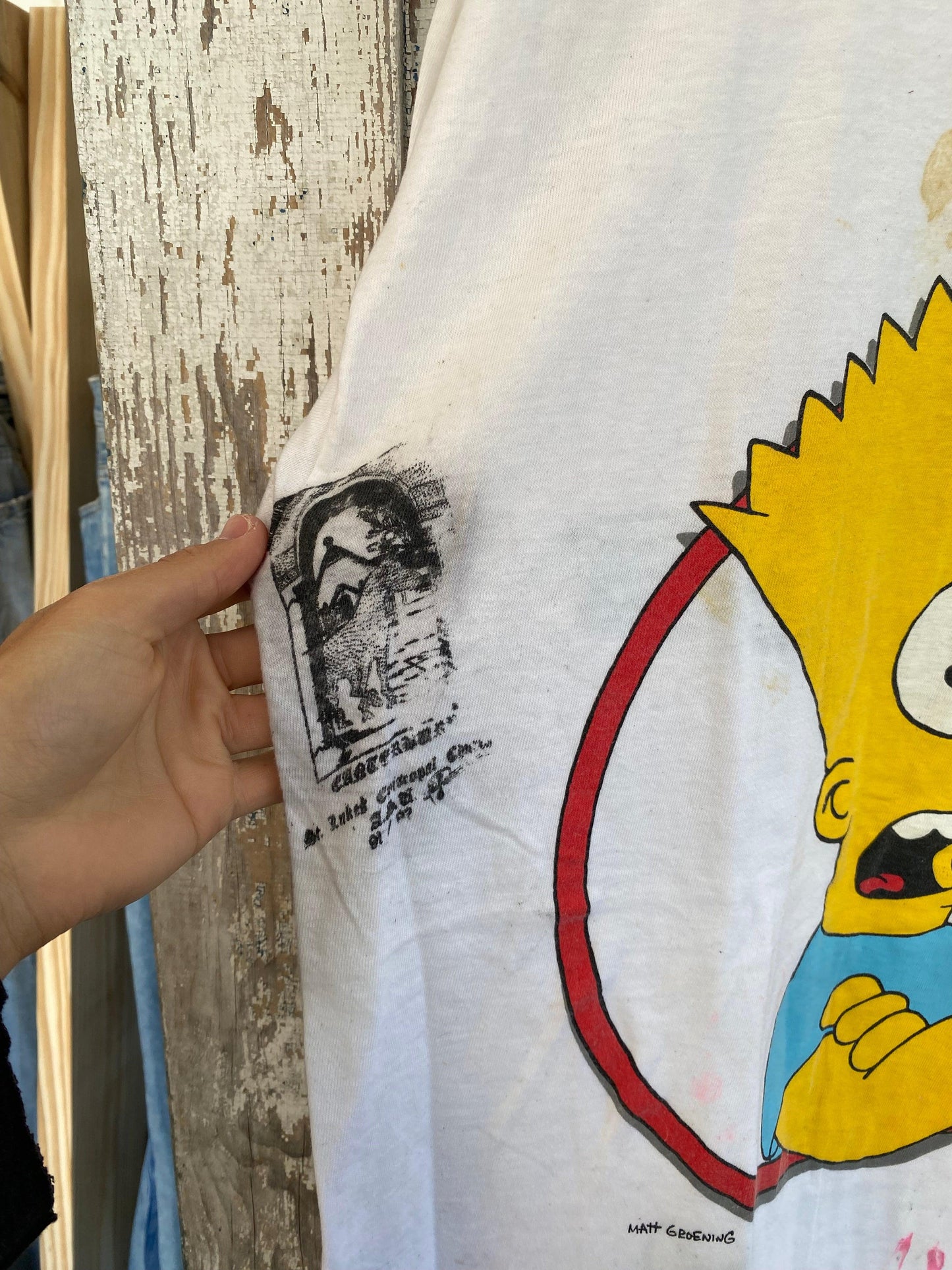 1990s Test Print Simpson Tee | XL