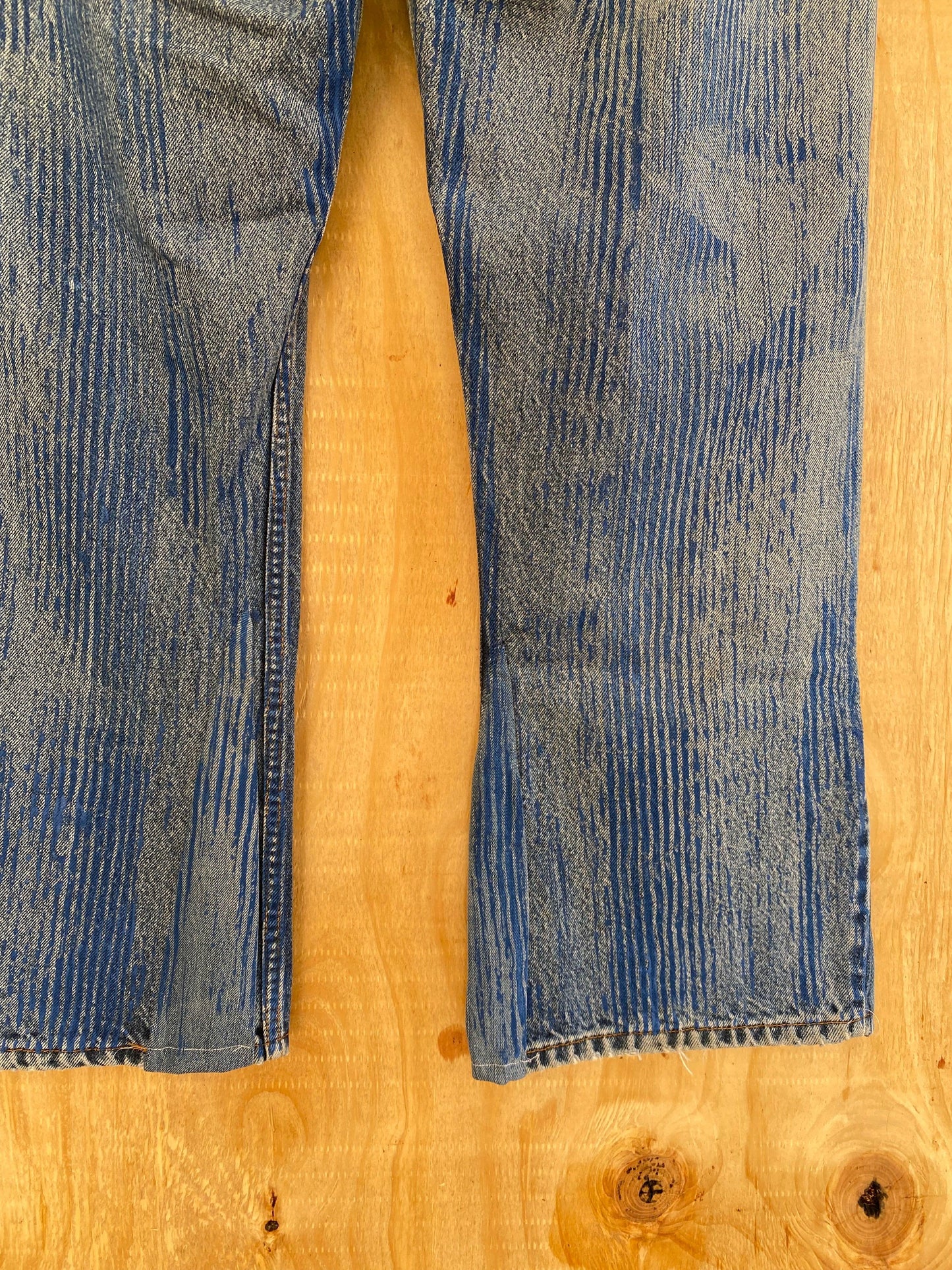 Hickory Striped Flared Denim | 37