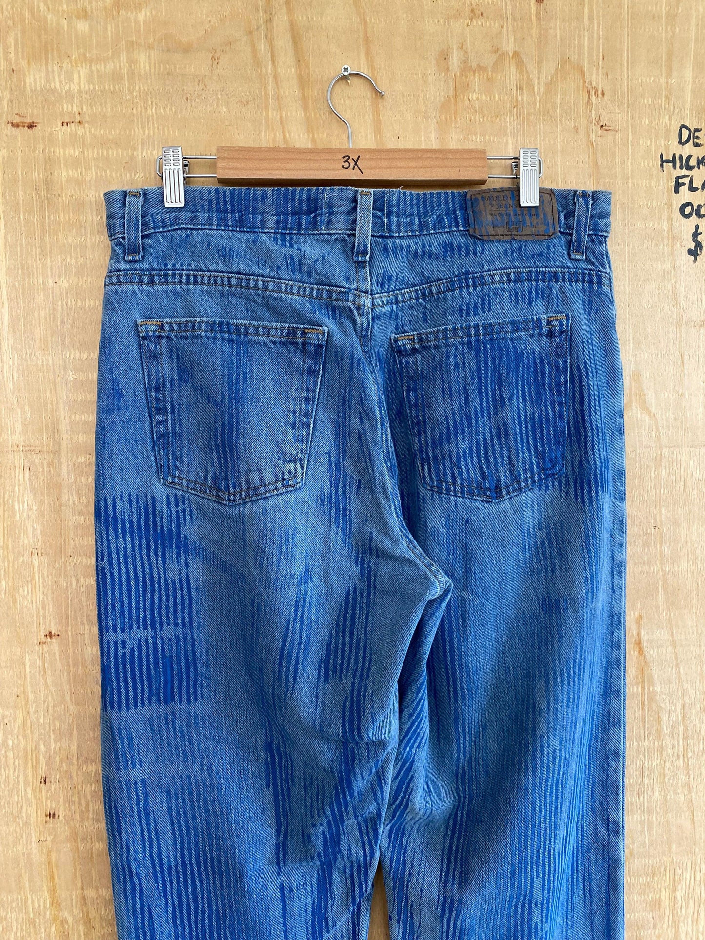 Hickory Striped Flared Denim | 36