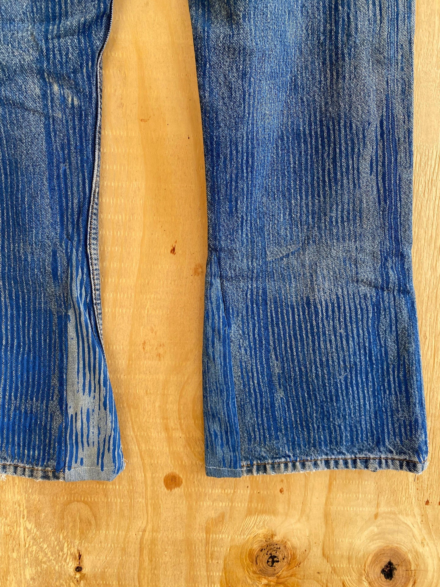 Hickory Striped Flared Denim | 37