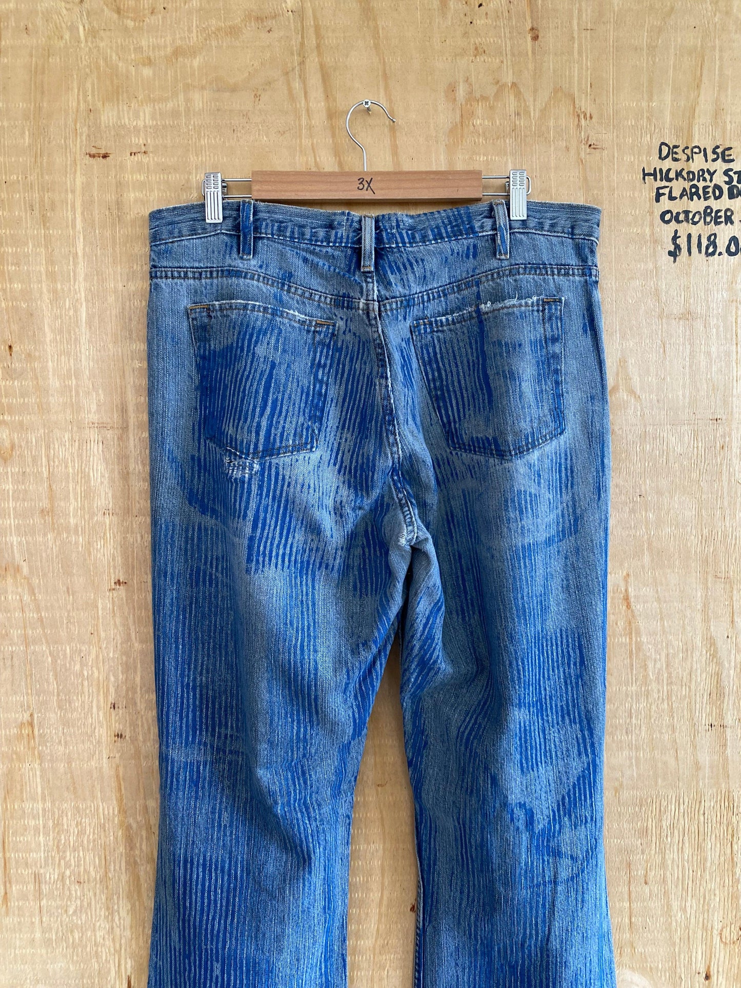 Hickory Striped Flared Denim | 37