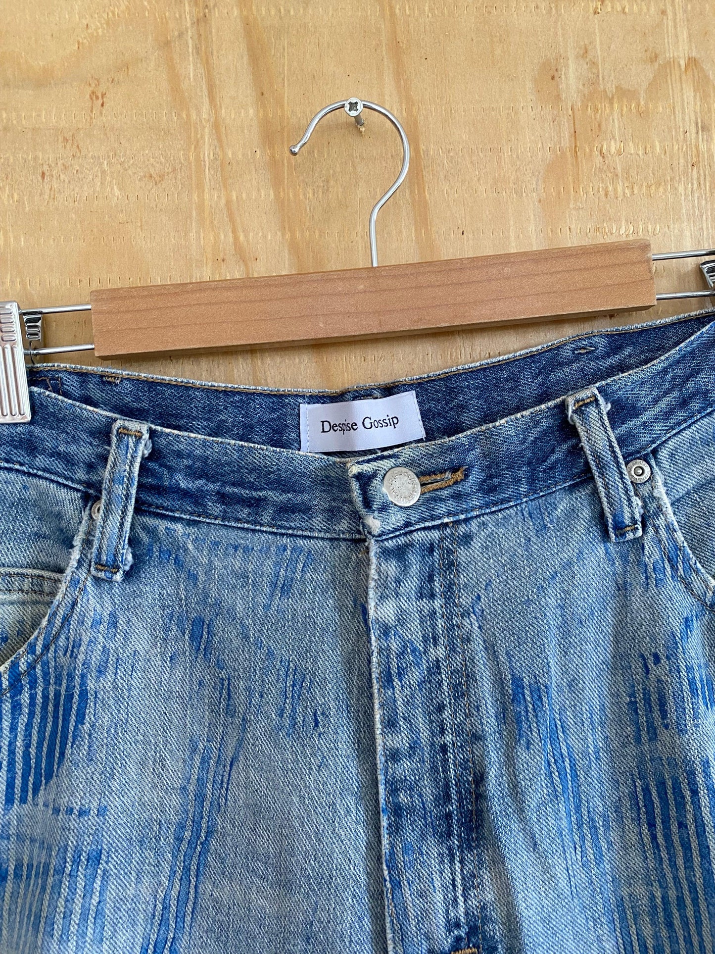 Hickory Striped Flared Denim | 39