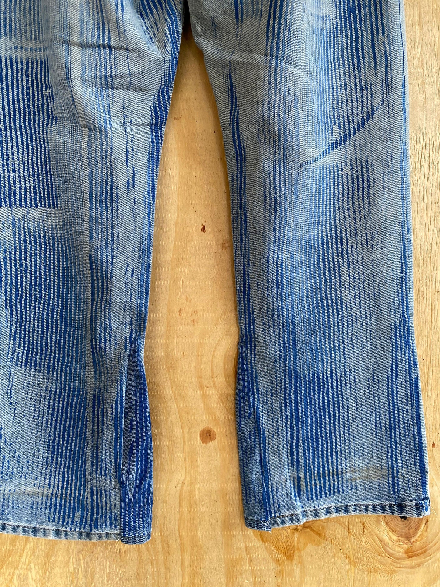Hickory Striped Flared Denim | 39