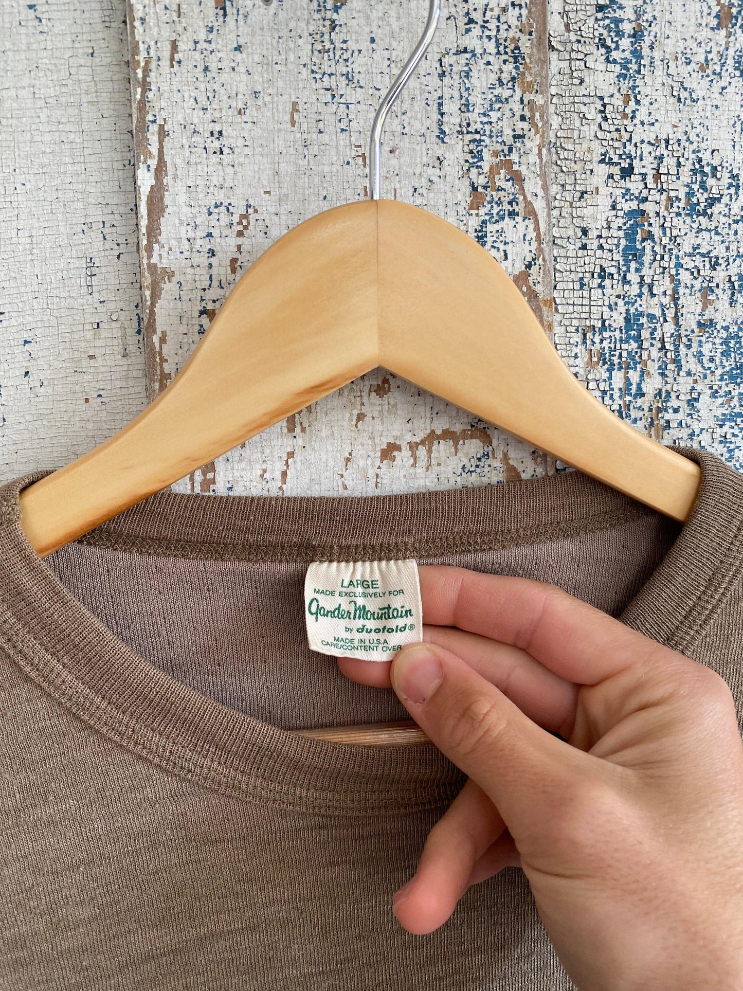 1970s Olive Long Sleeve | L