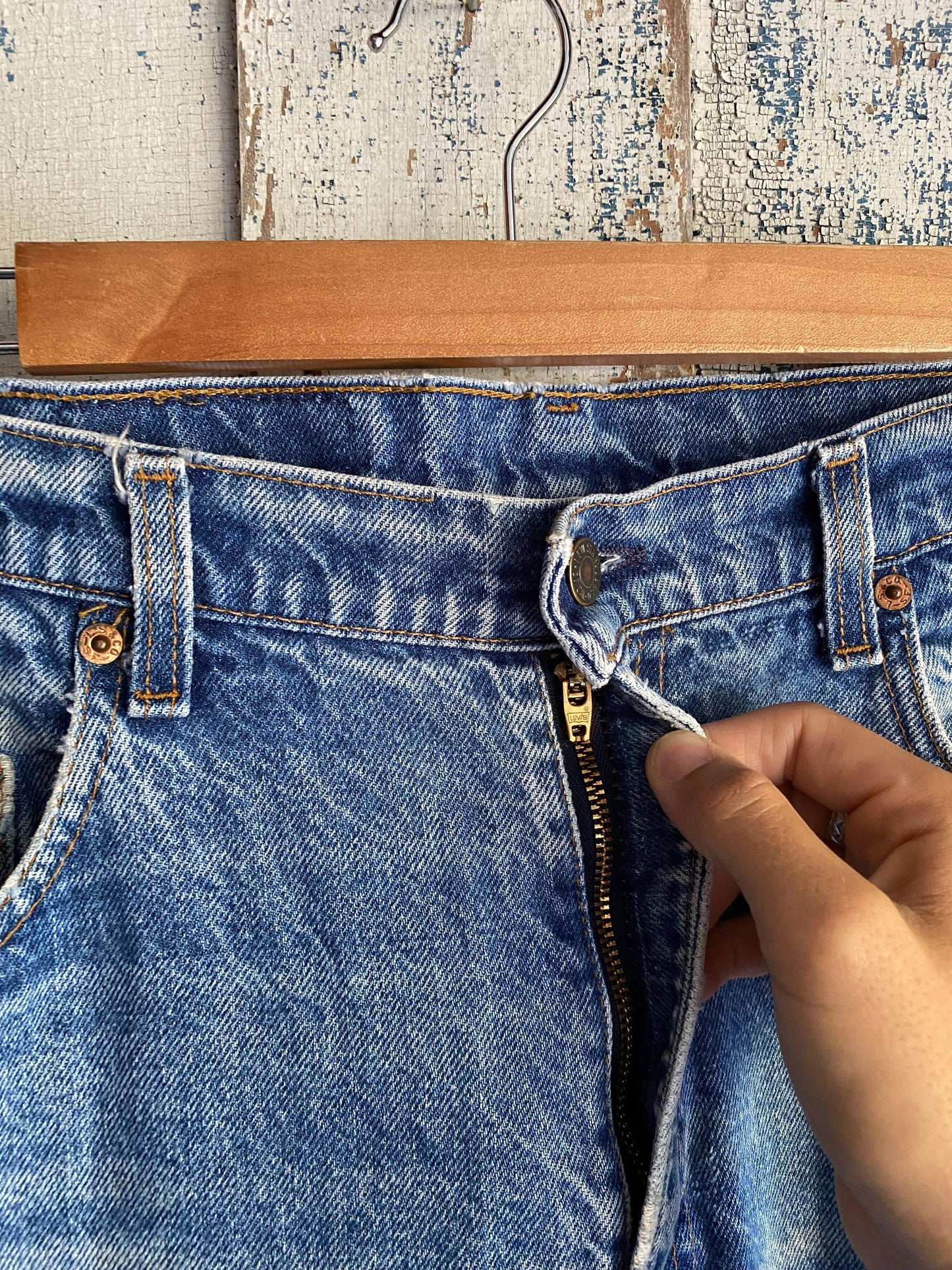 1980s 505 Distressed Levis | 36