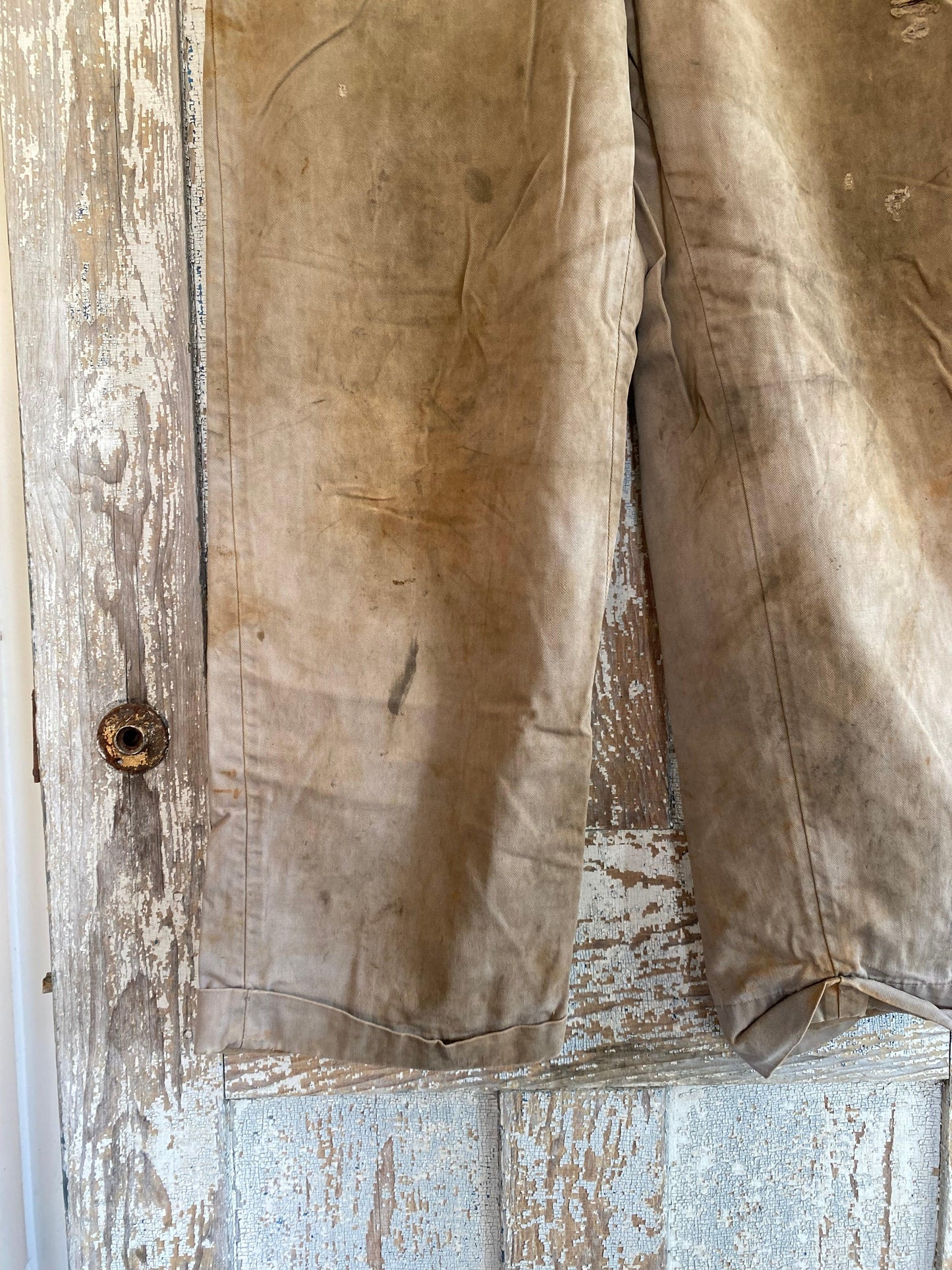 1950s Distressed Work Pants | 32
