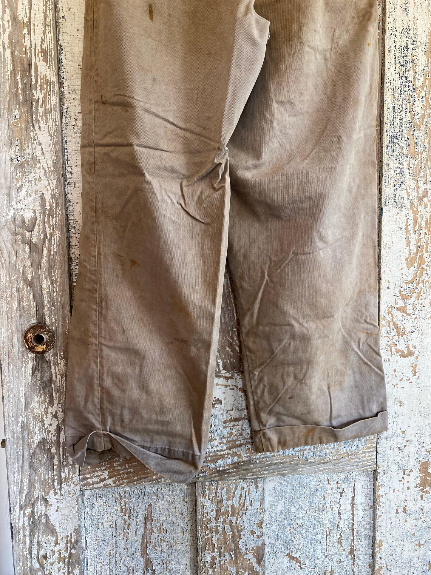 1950s Distressed Work Pants | 32
