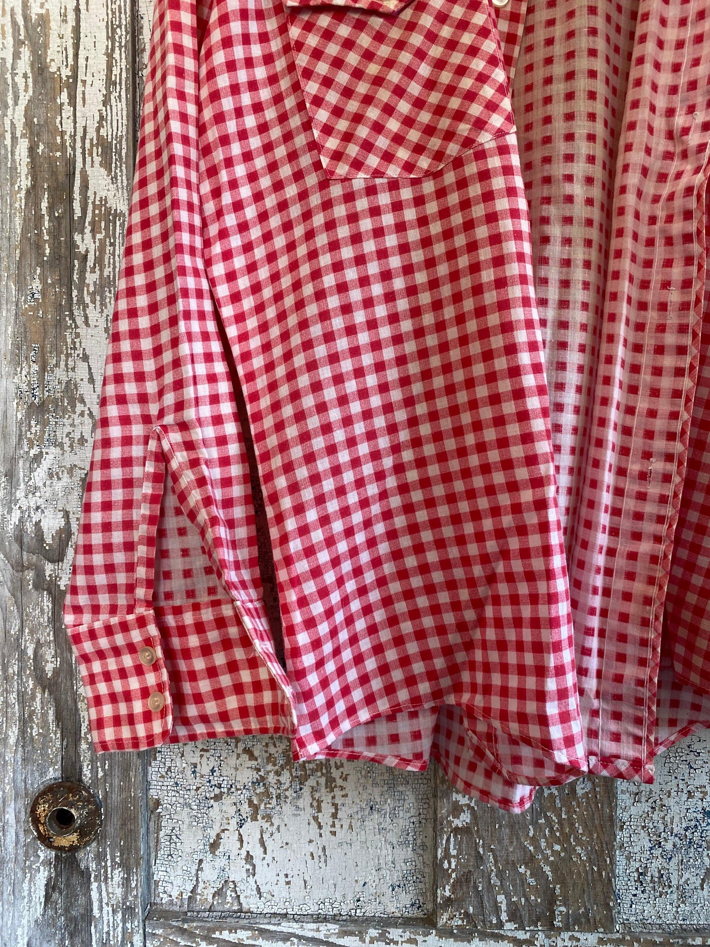 1980s Checkered Shirt | L