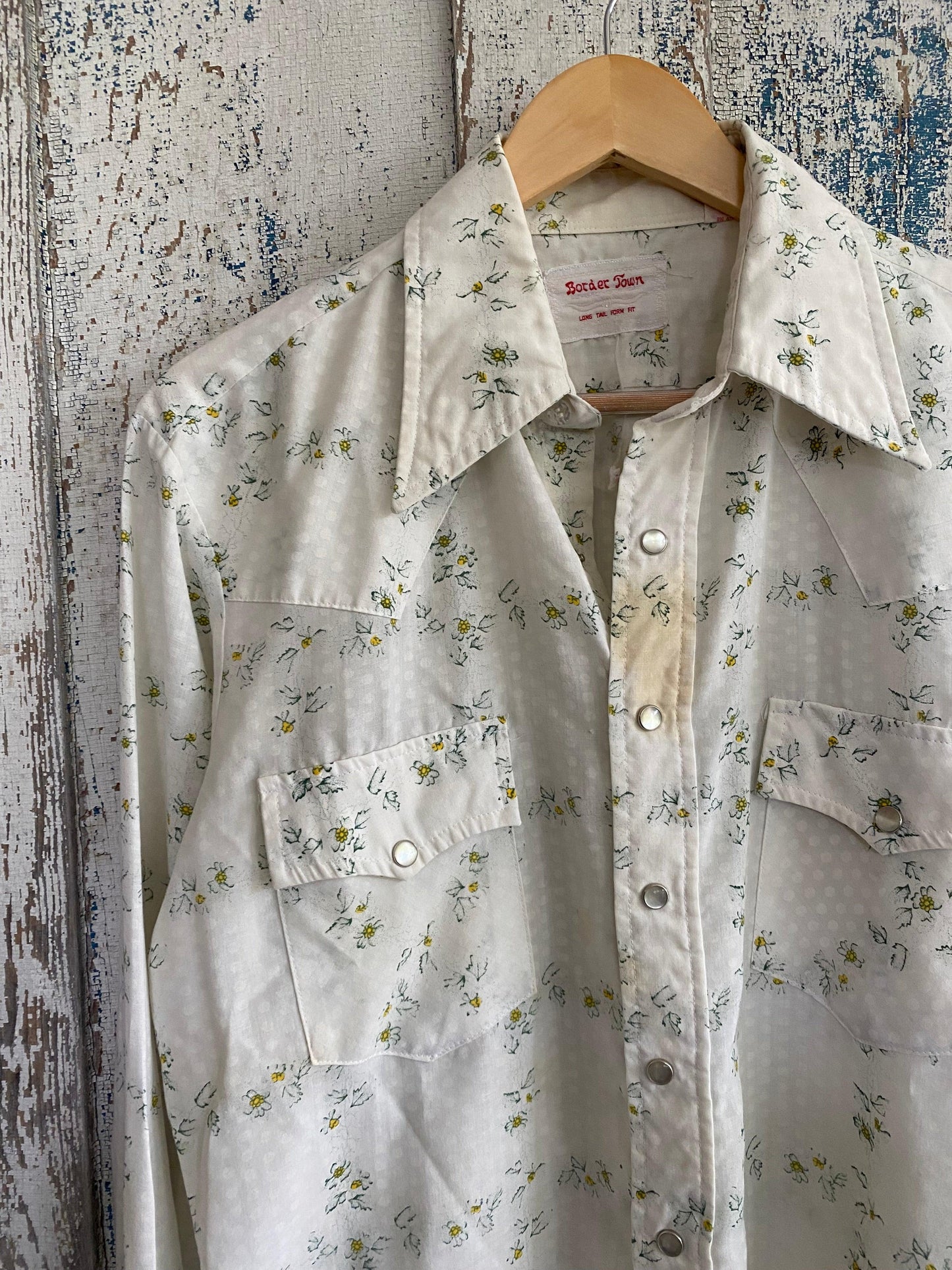 1970s Western Button Up | L