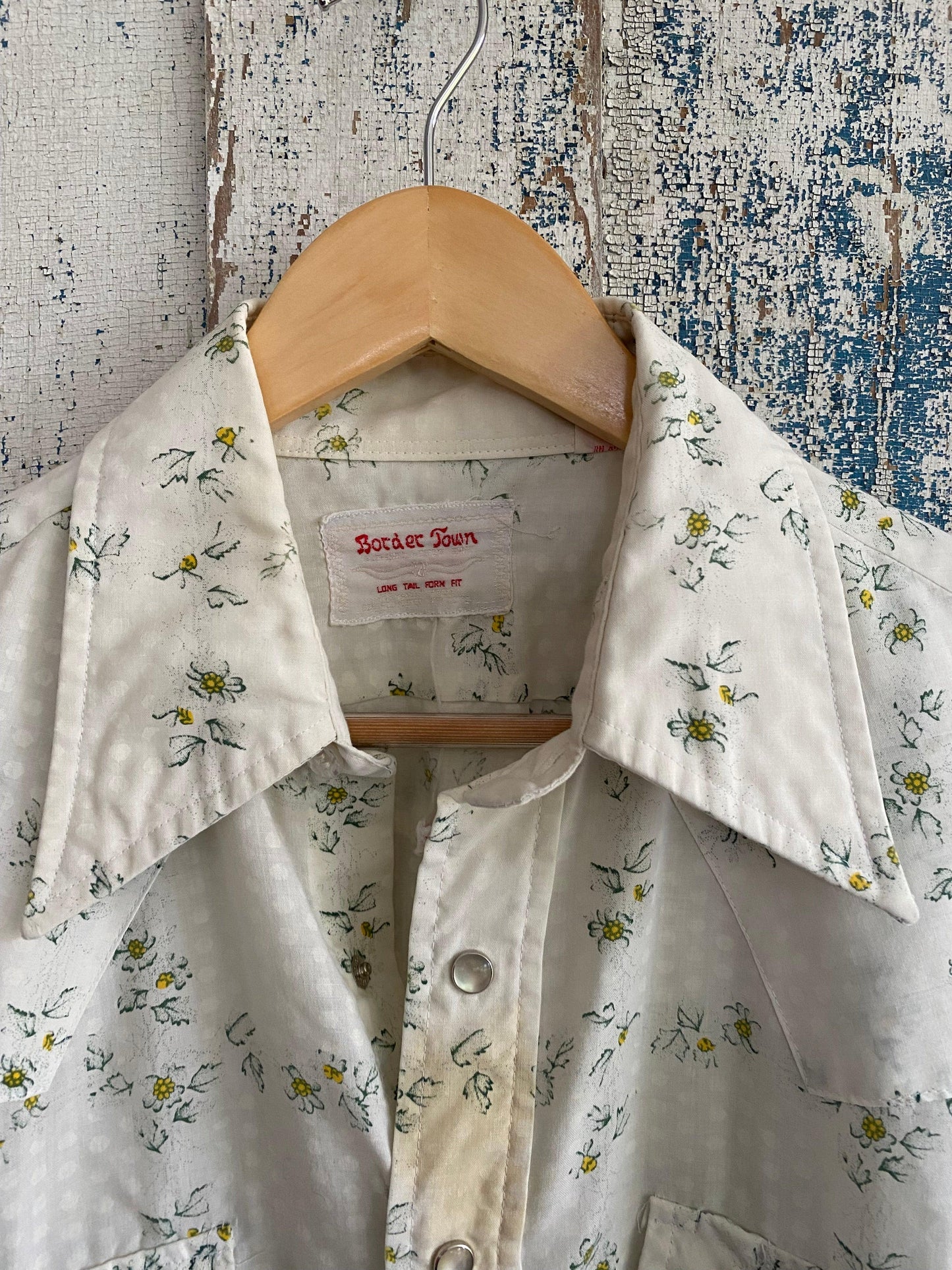 1970s Western Button Up | L