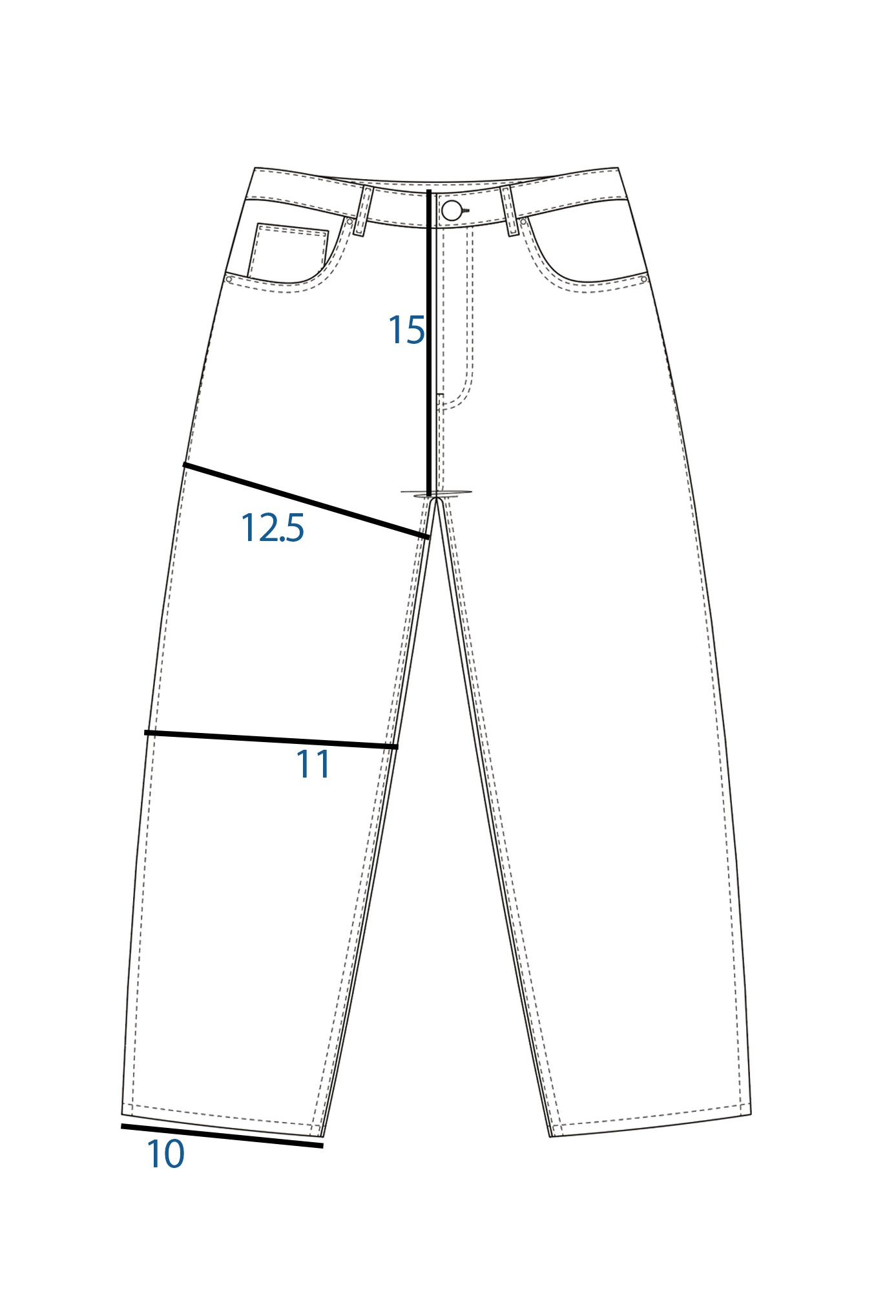 American Selvedge Denim Pants