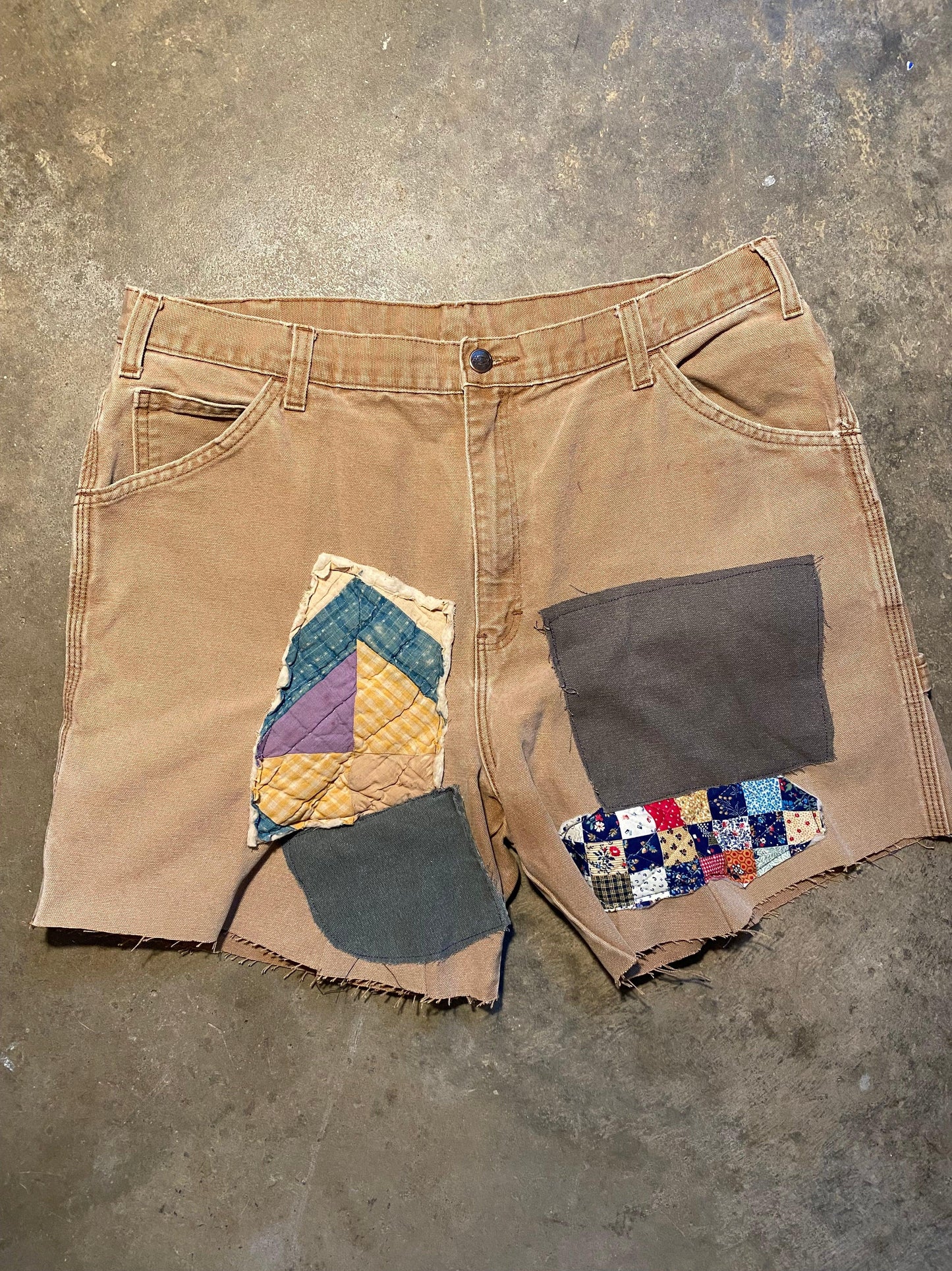 Despise Gossip Patchwork Shorts | 38
