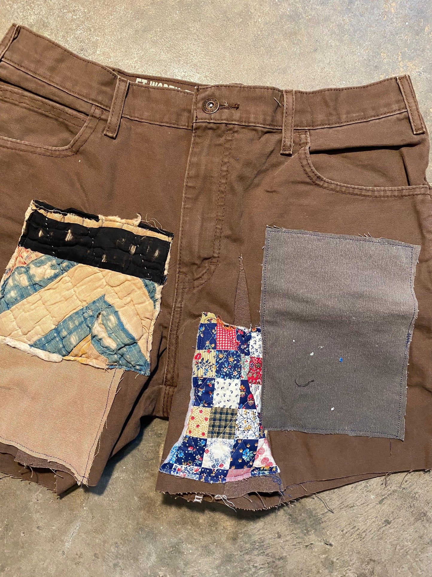 Despise Gossip Patchwork Shorts | 34