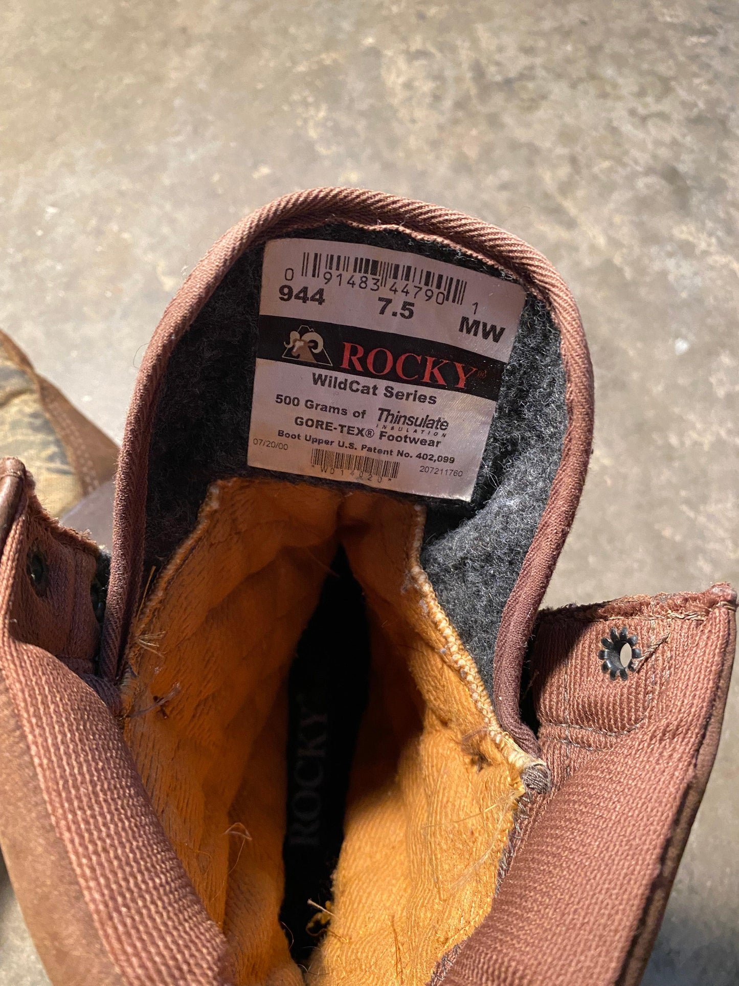 Vintage 90S Goretex Boots | 7.5