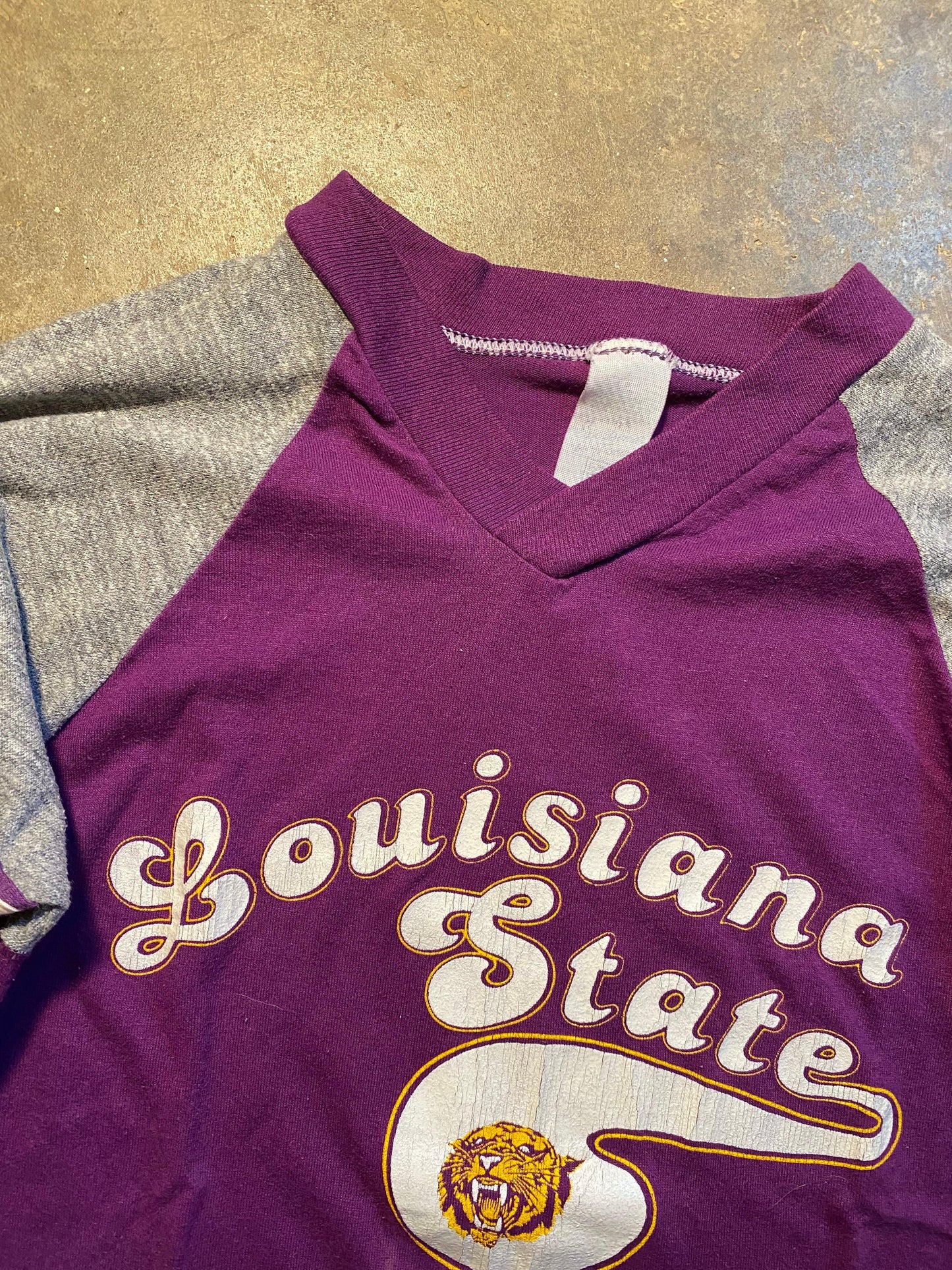 Vintage 70S Lsu Tee | S
