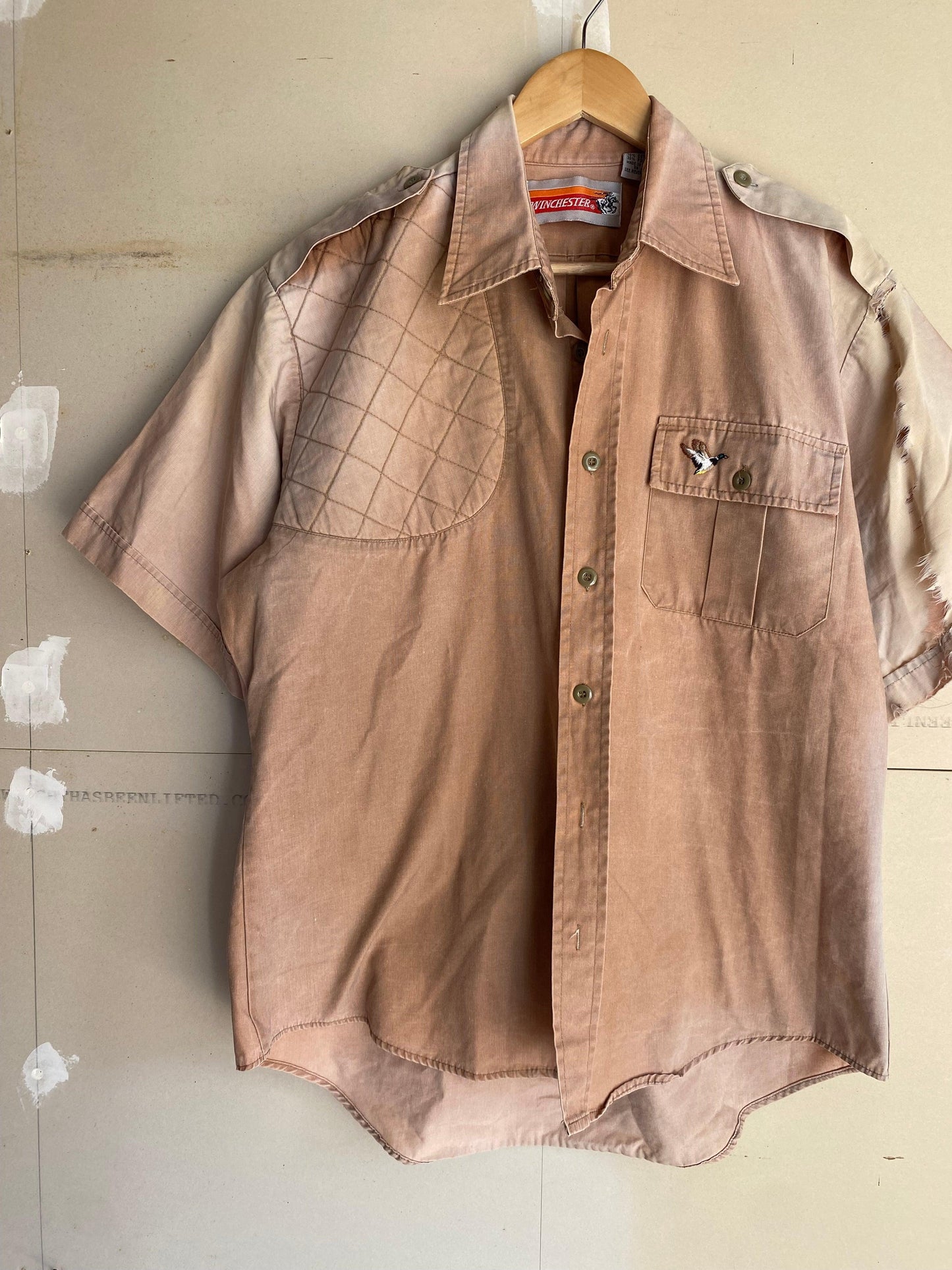 1990s Faded Hunting Shirt | L