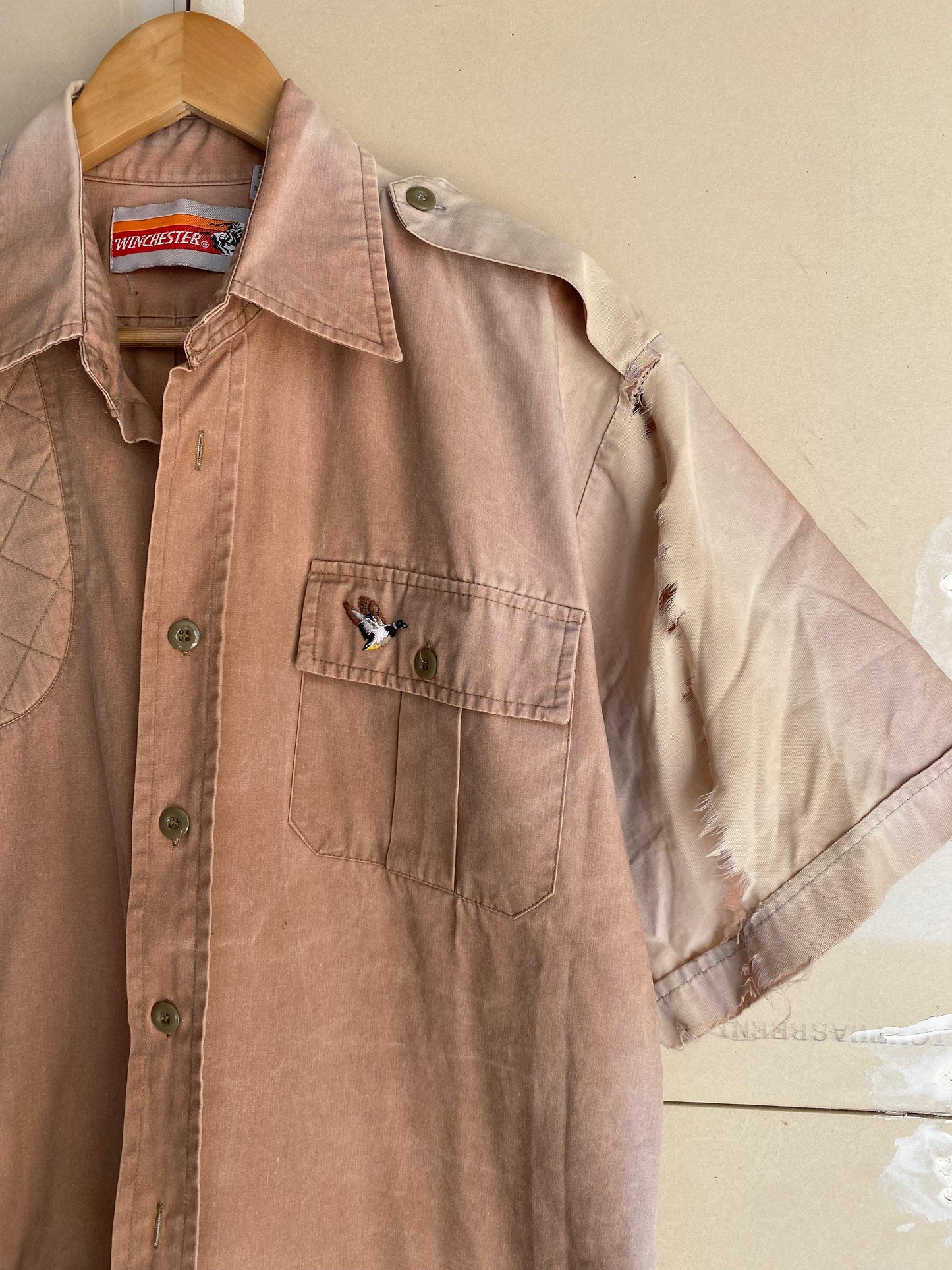 1990s Faded Hunting Shirt | L
