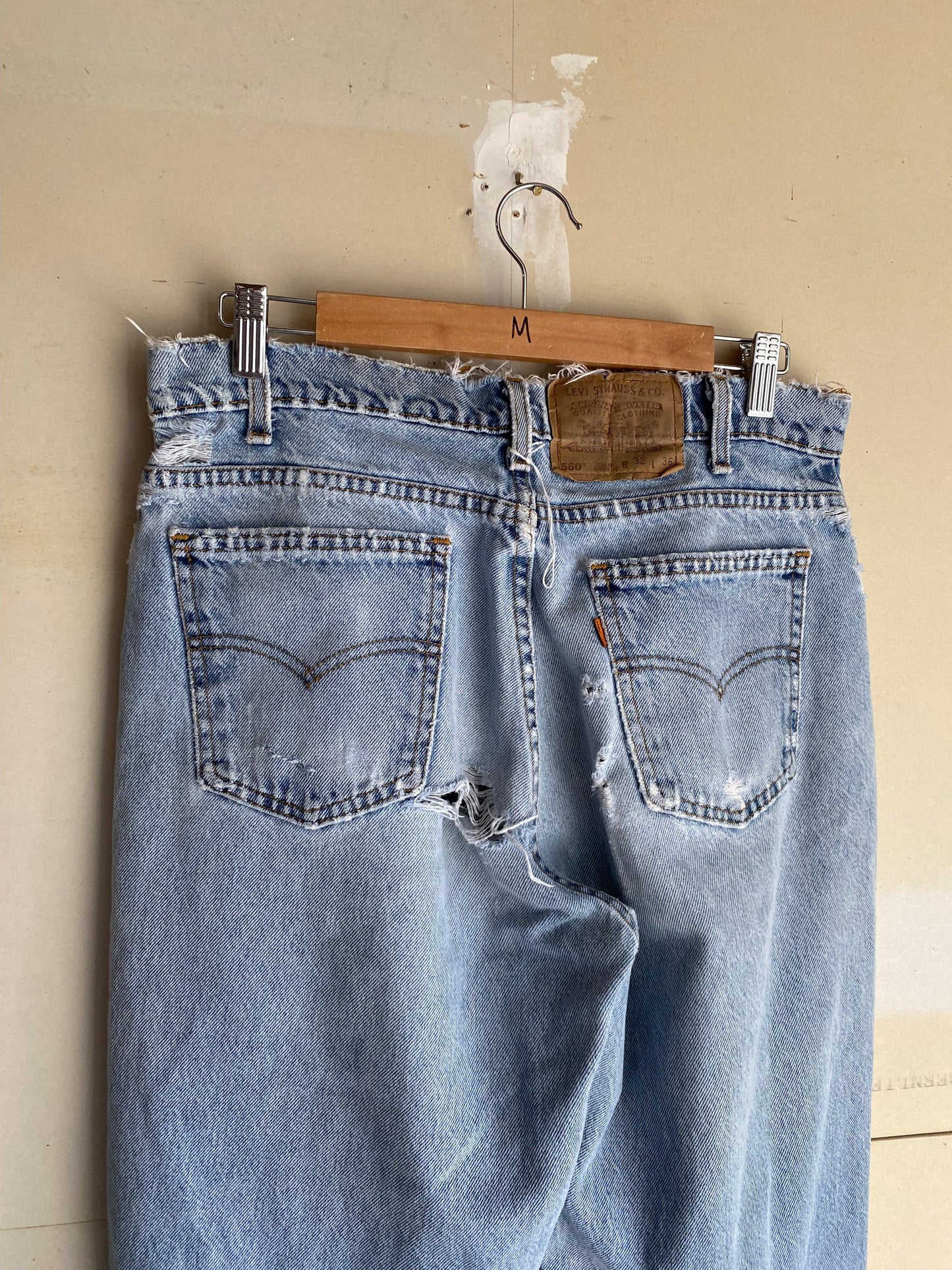 1980s Distressed Orange Tabs | 32