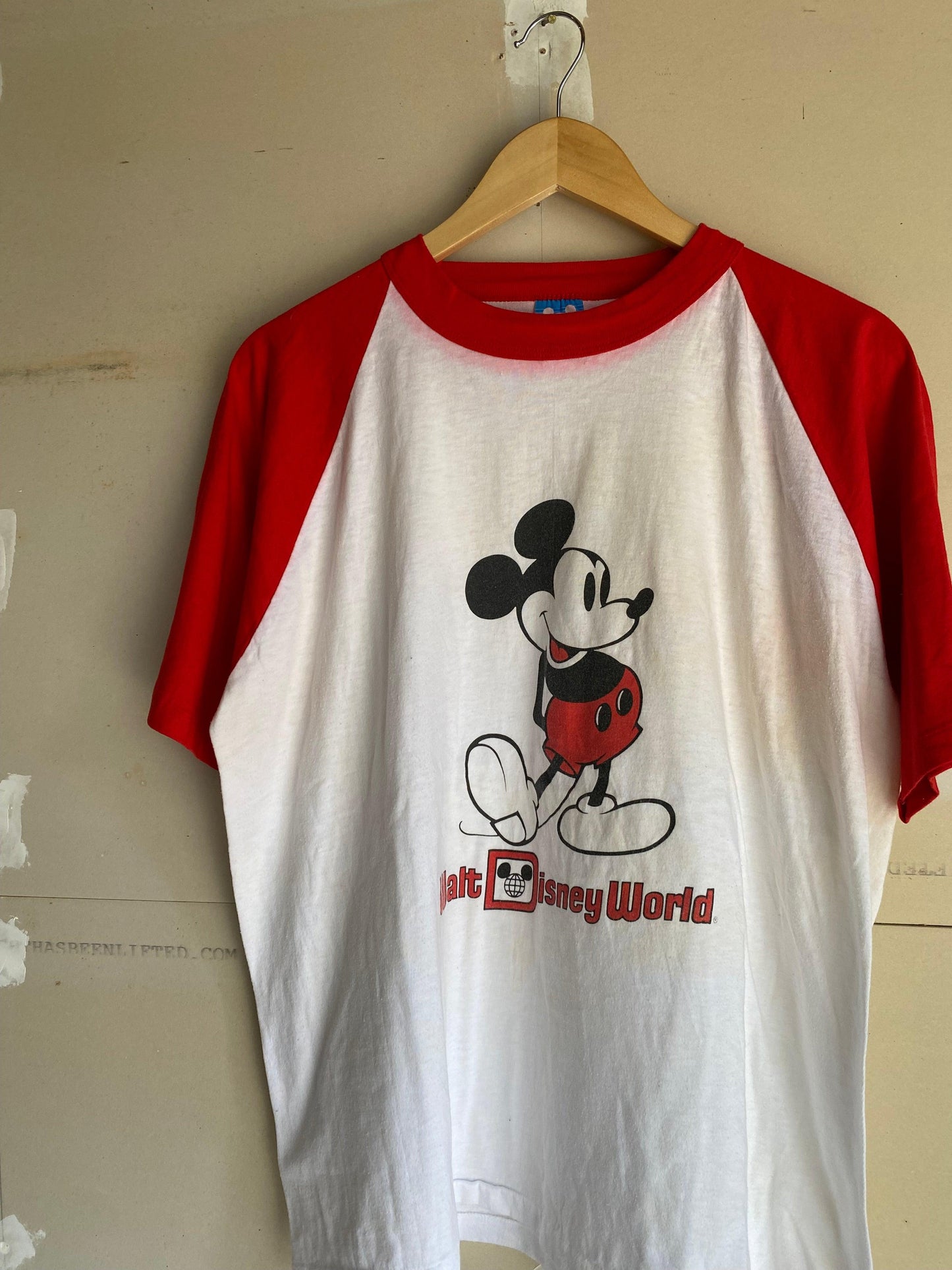 1980s Raglan Mickey Tee | L