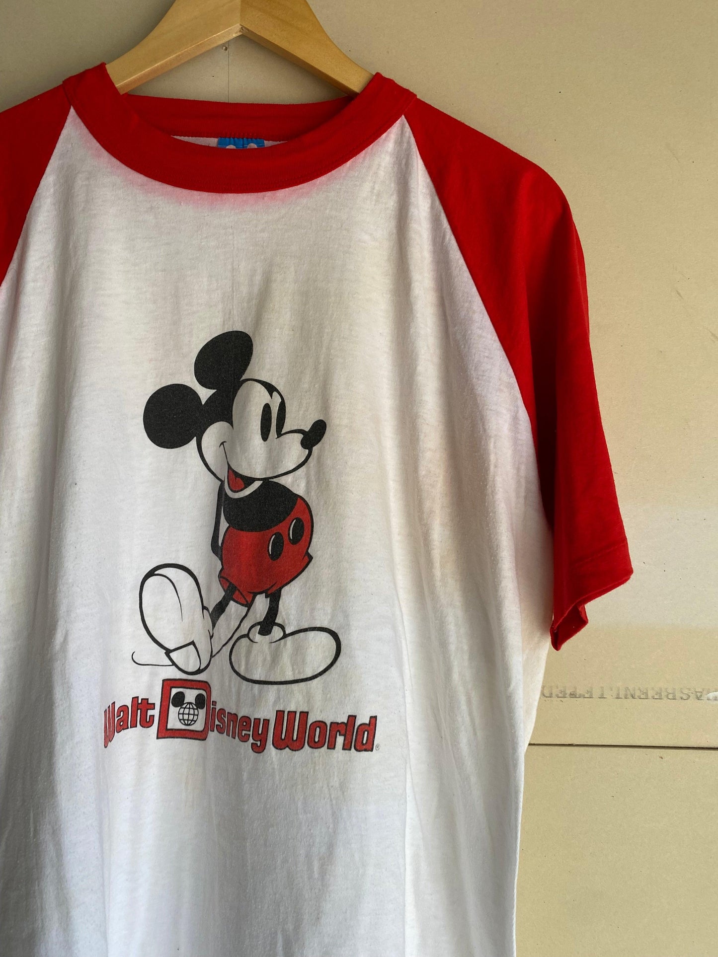 1980s Raglan Mickey Tee | L