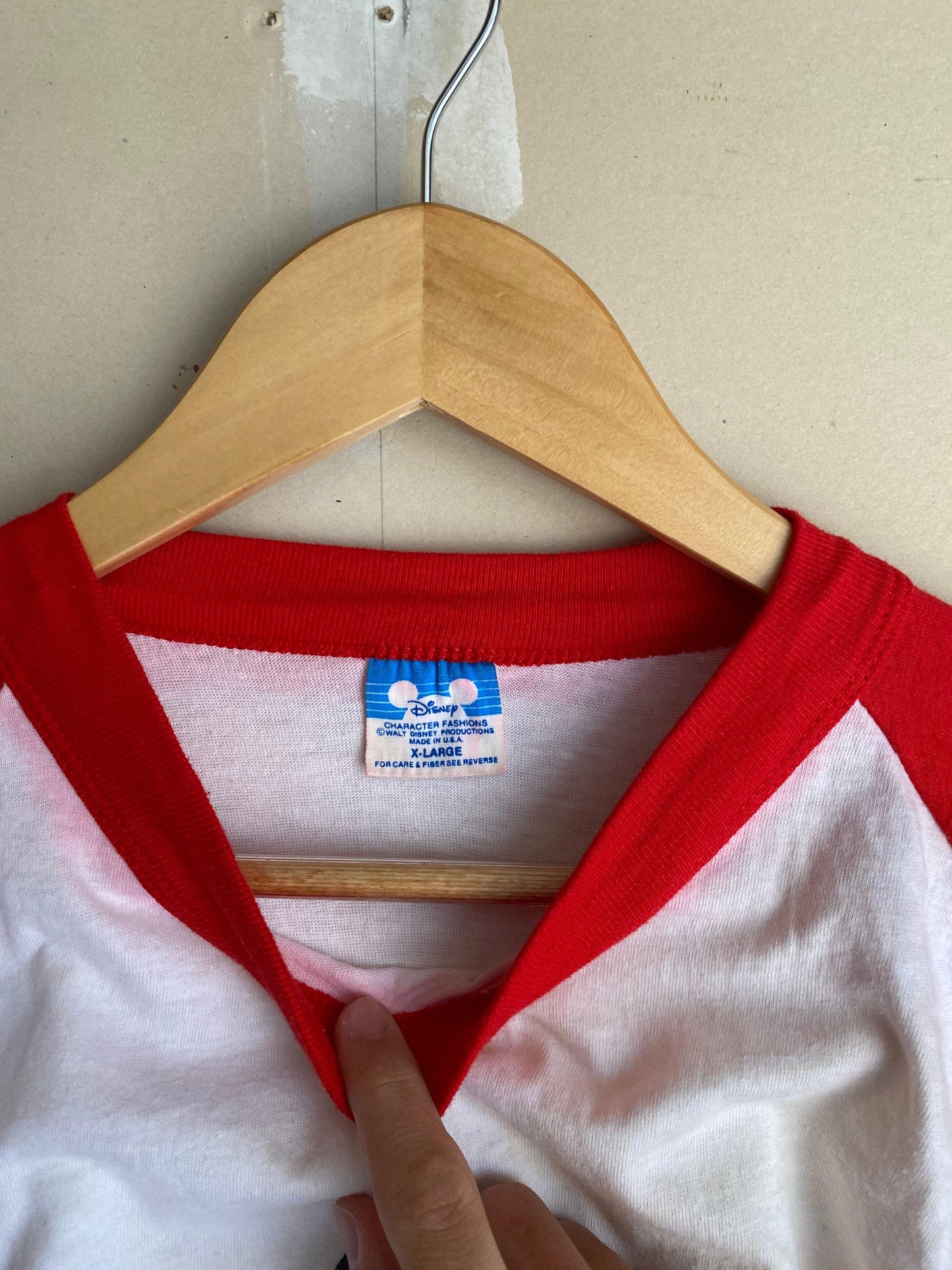1980s Raglan Mickey Tee | L
