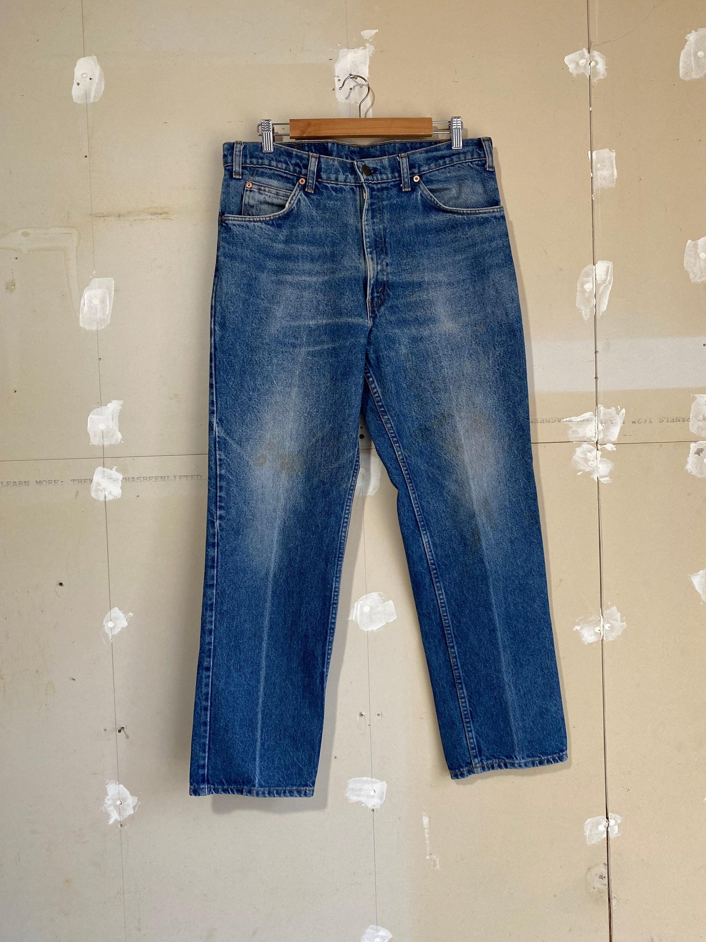 1980s 505 Orange Tab Levis | 36
