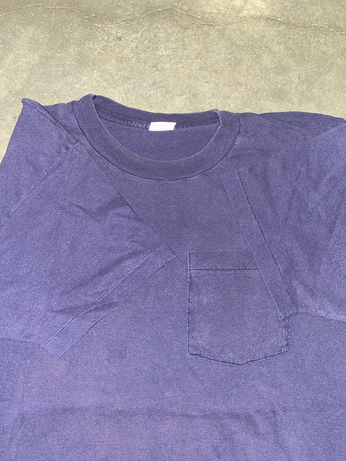 Vintage 90S Navy Tee | L