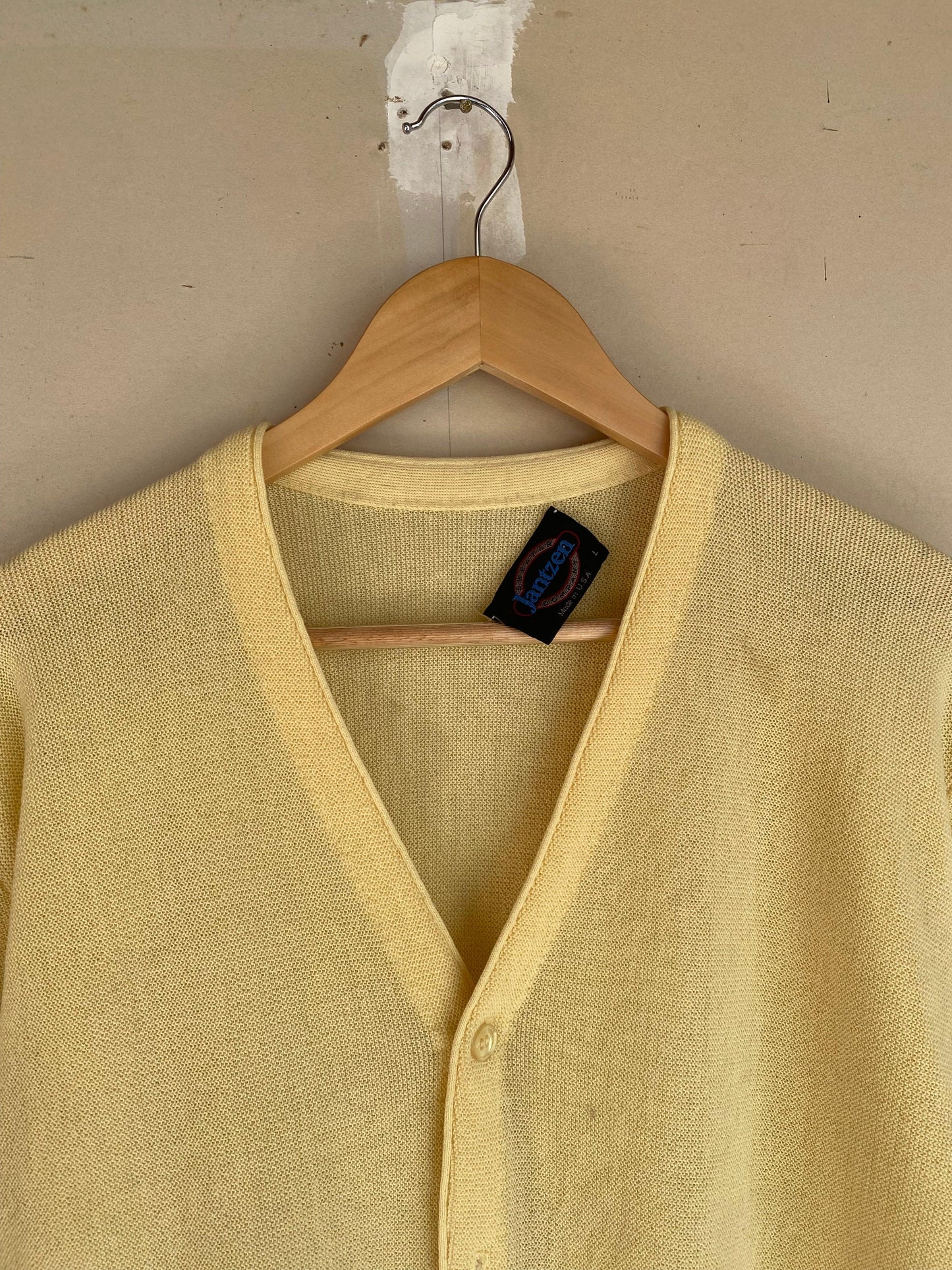 1980s Cream Cardigan | L