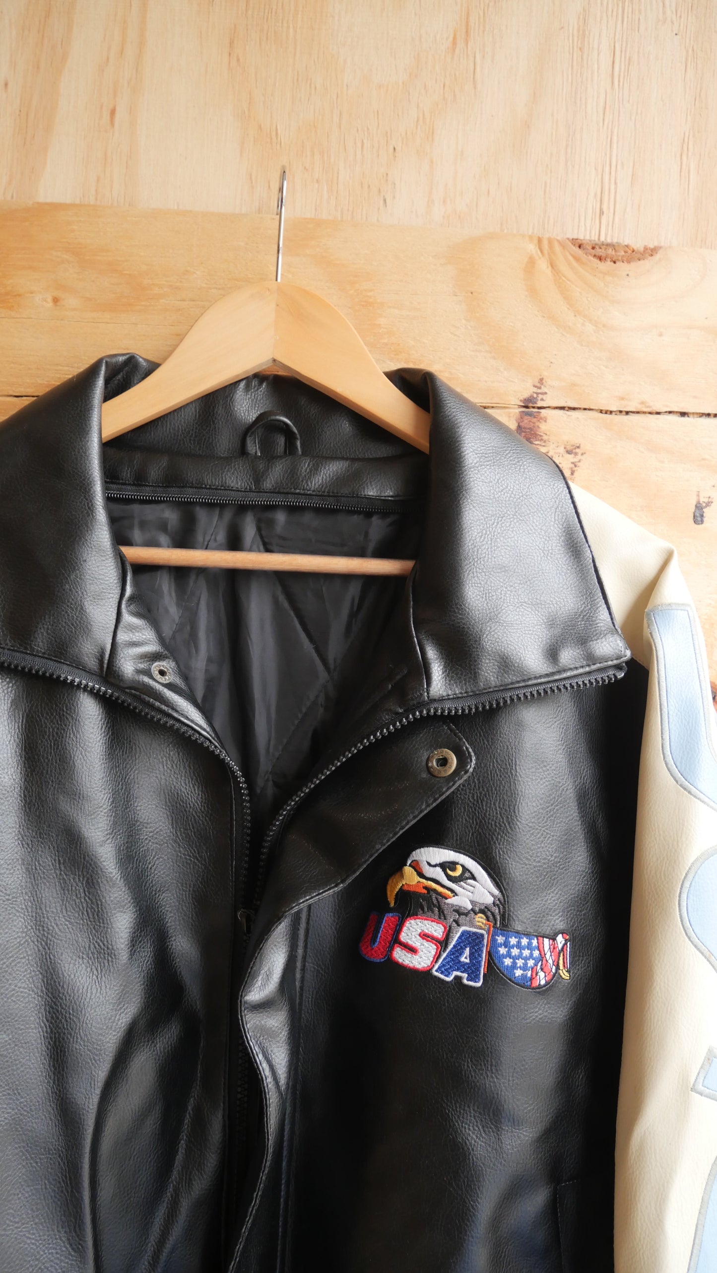 2000s USA Leather Jacket