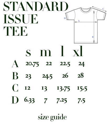 White Standard Issue Short Sleeve Tee