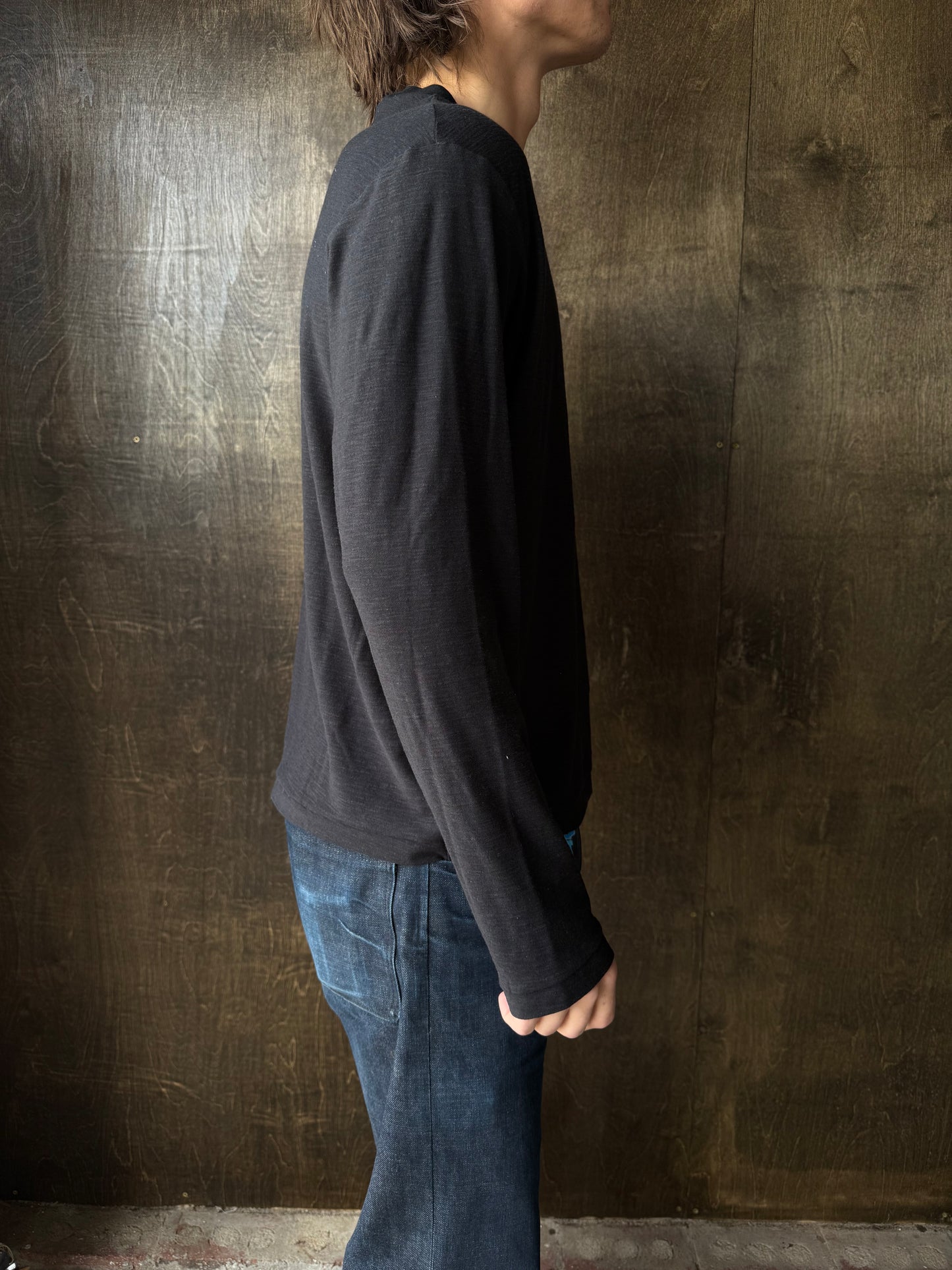 Black Standard Issue Long Sleeve Tee