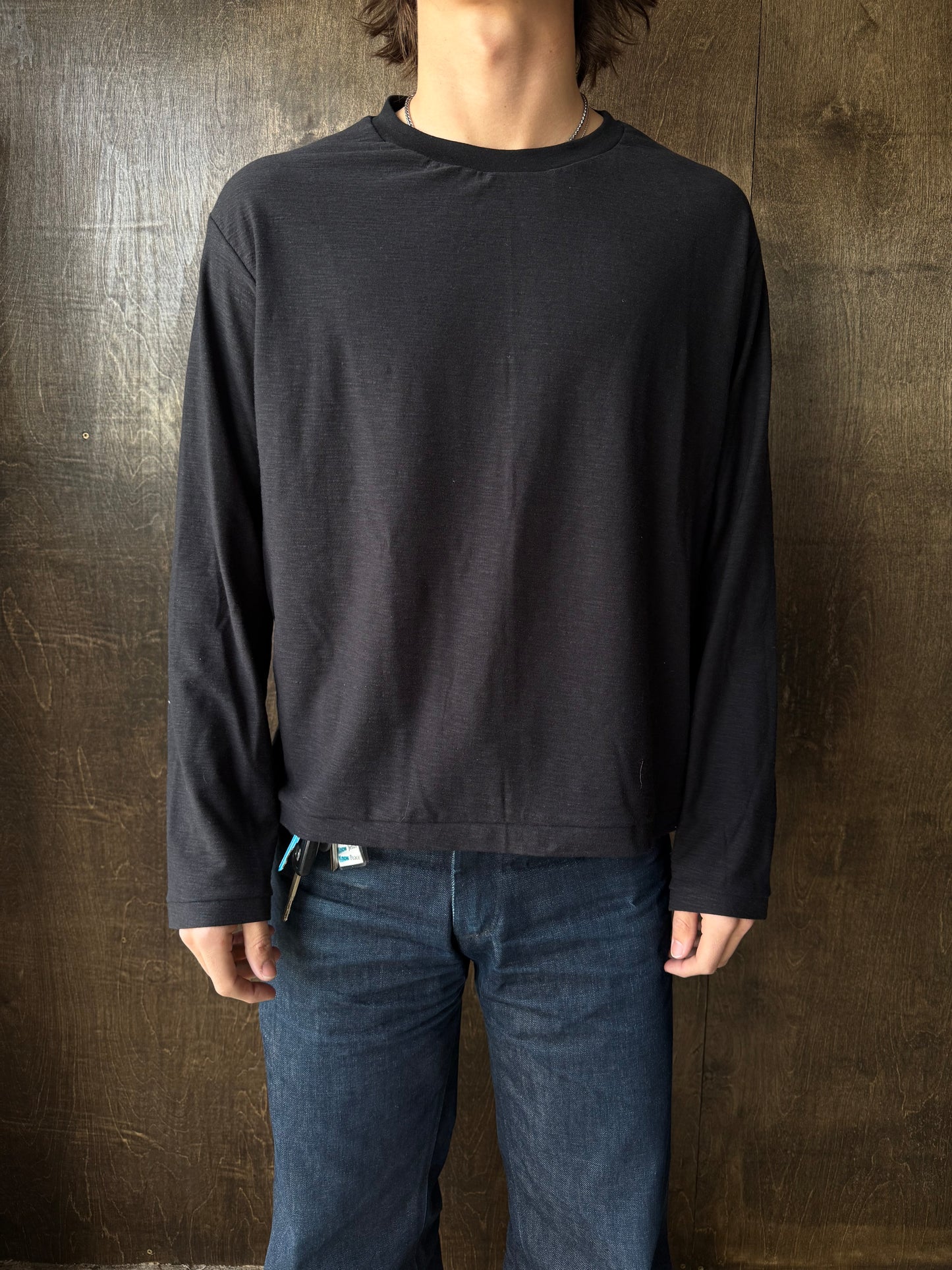 Black Standard Issue Long Sleeve Tee